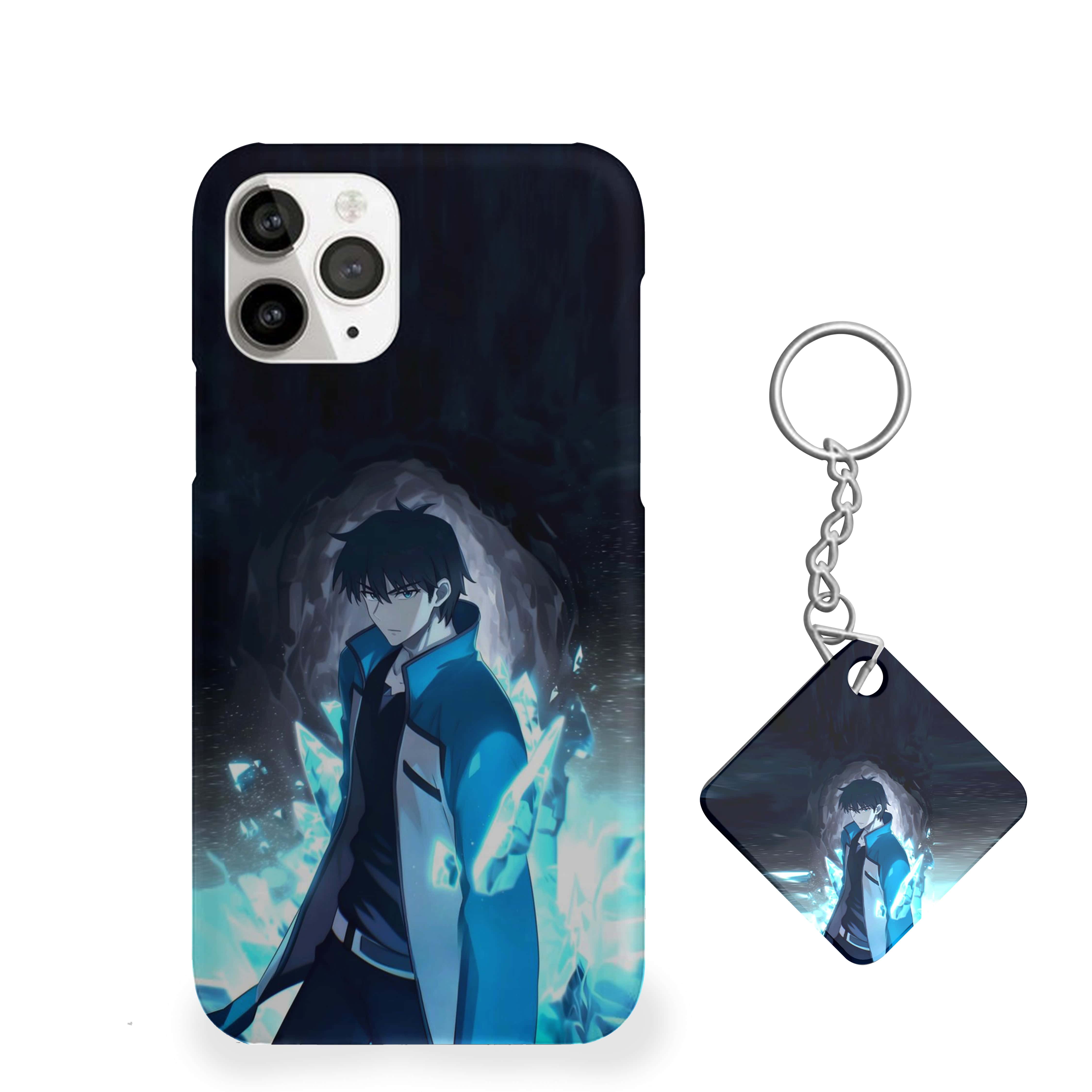 Solo Leveling With Blue Energy Aura Phone Cover