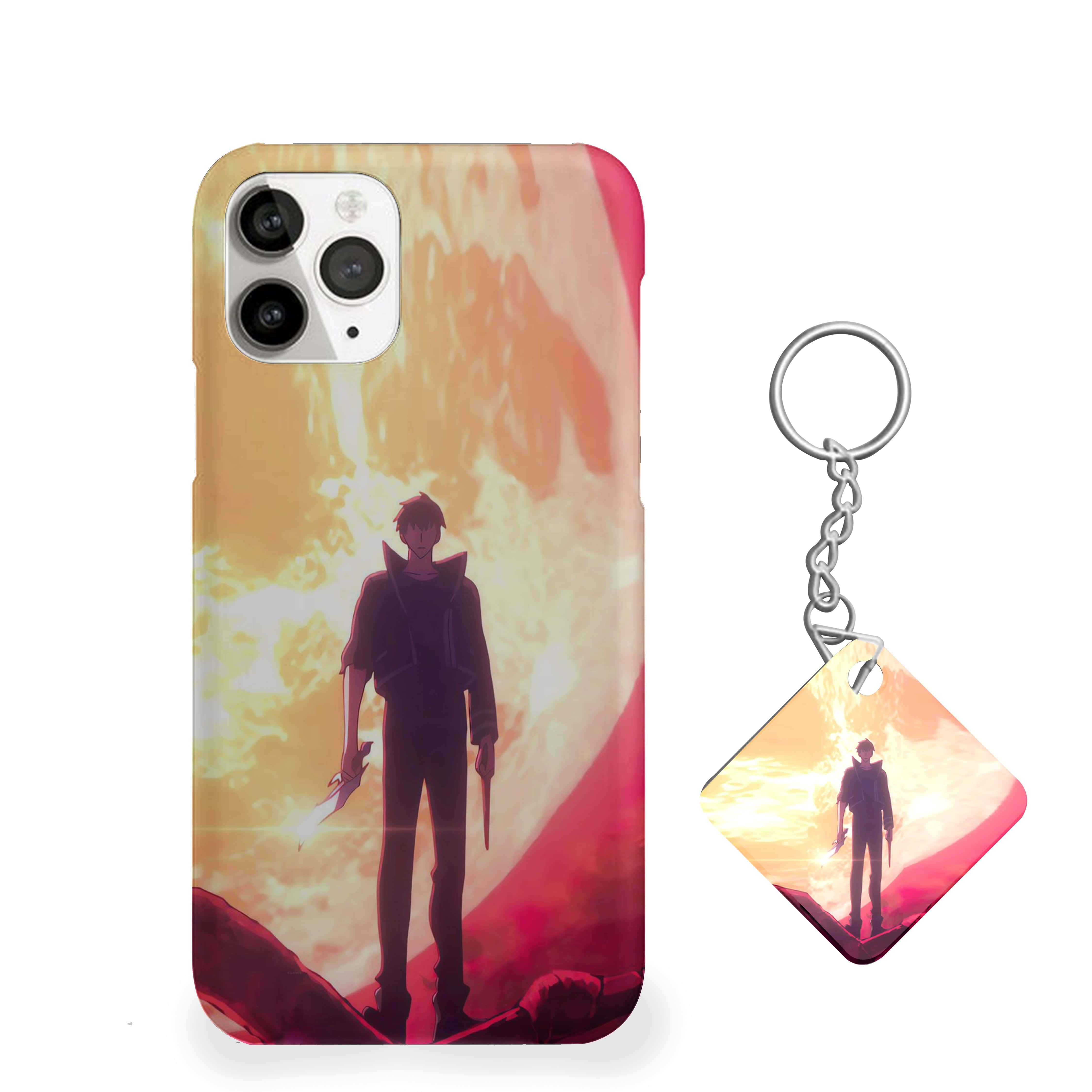 Solo Leveling In A Dynamic Pose Phone Cover