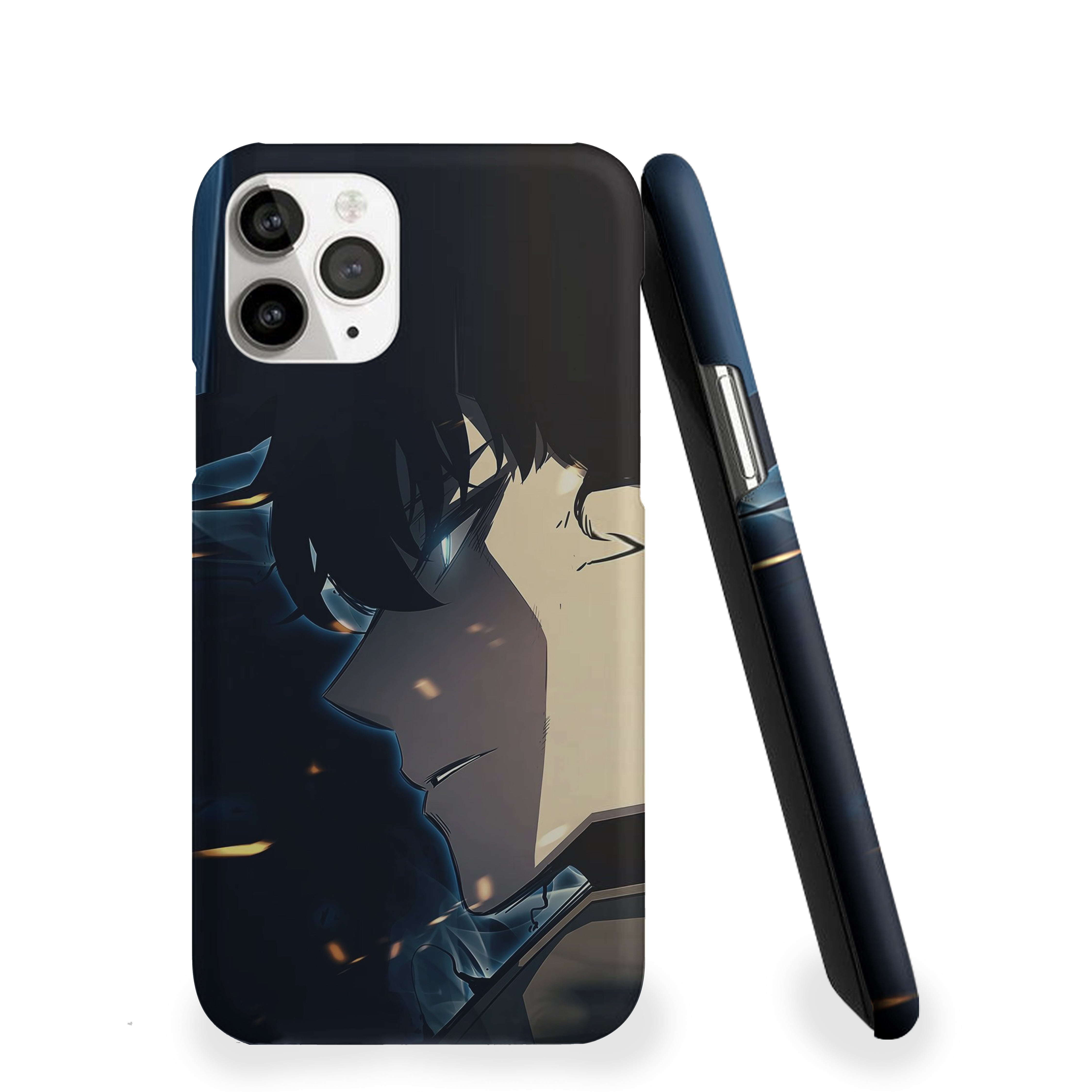 Solo Leveling serious and intense look Phone Cover
