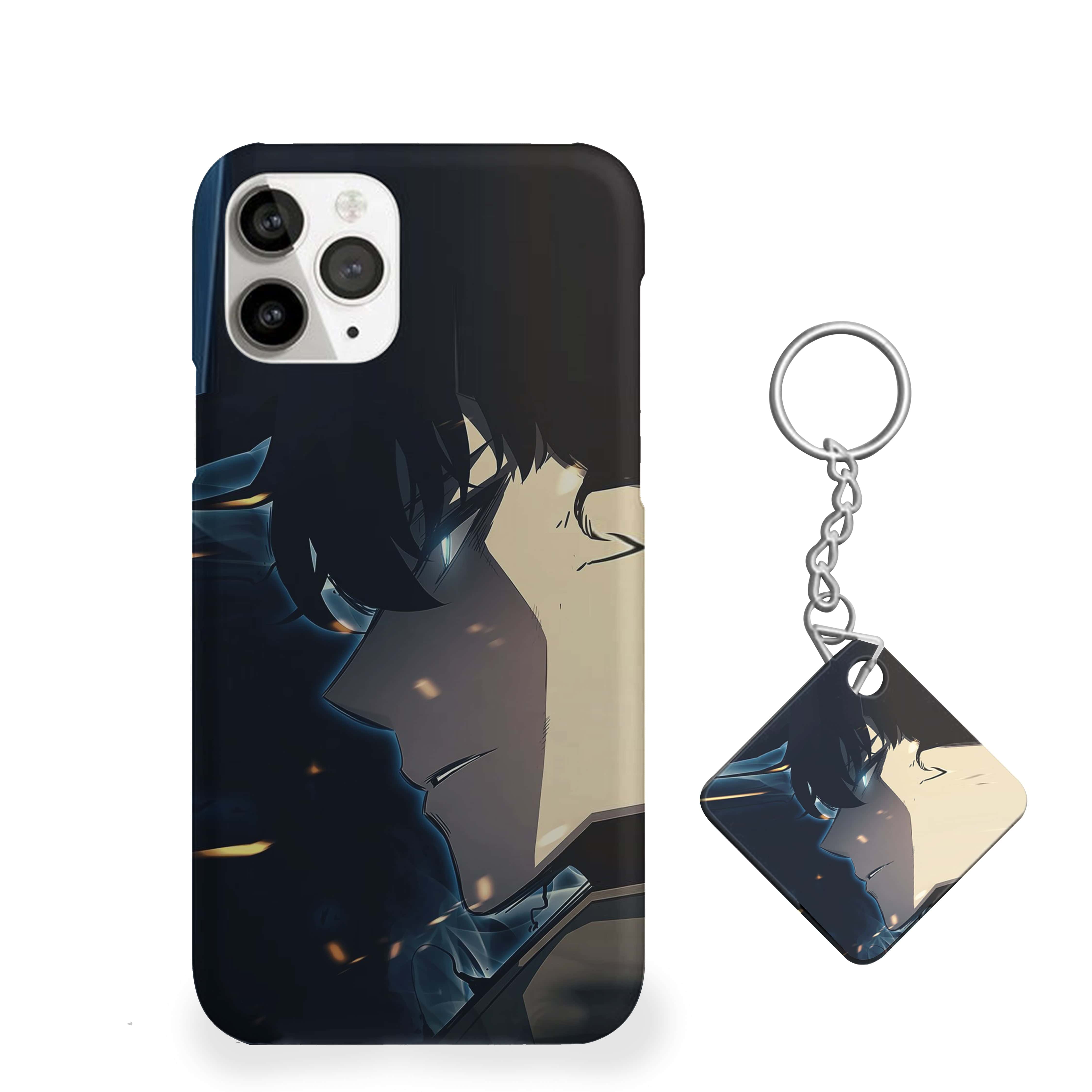 Solo Leveling serious and intense look Phone Cover