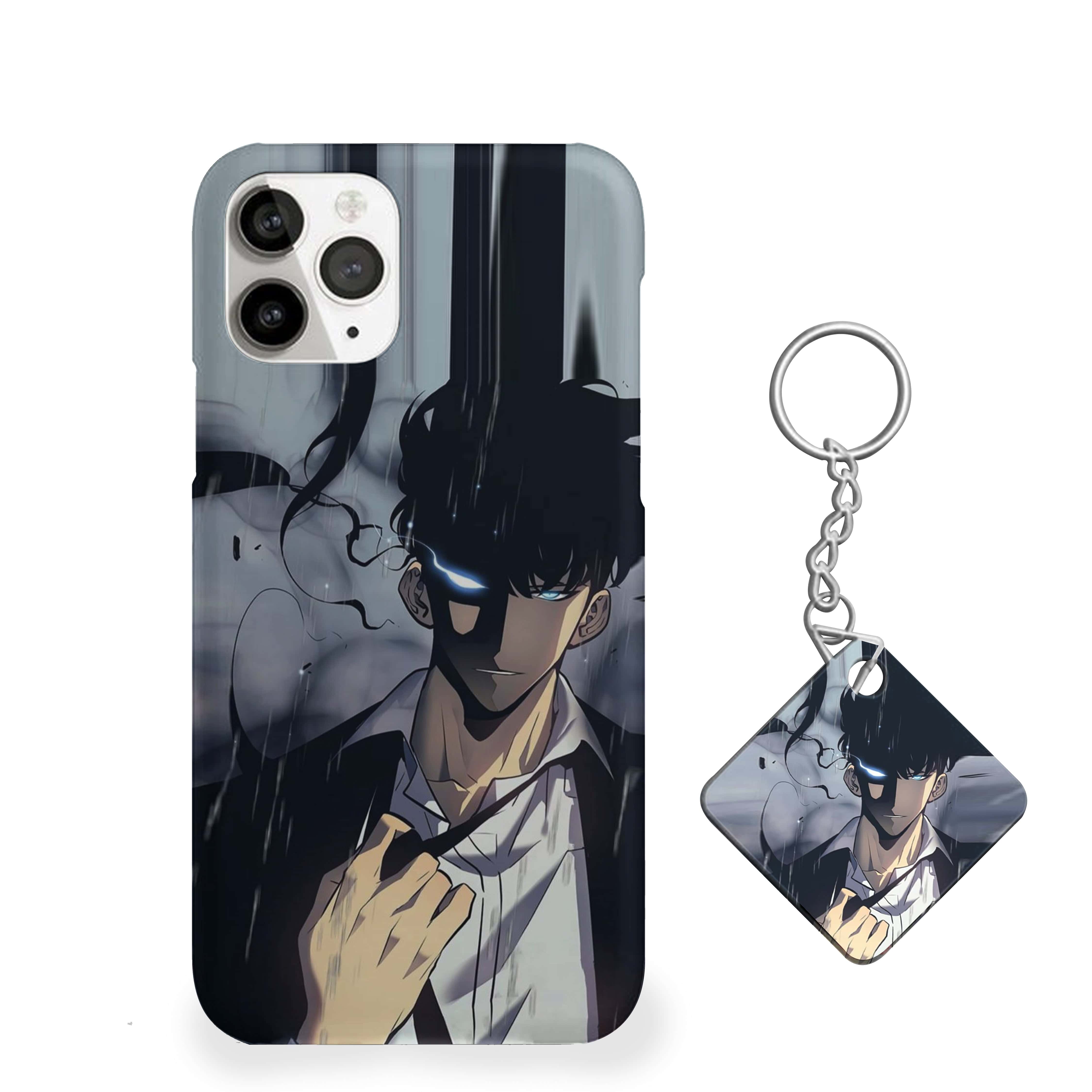 Solo Leveling with dark hair styled Phone Cover