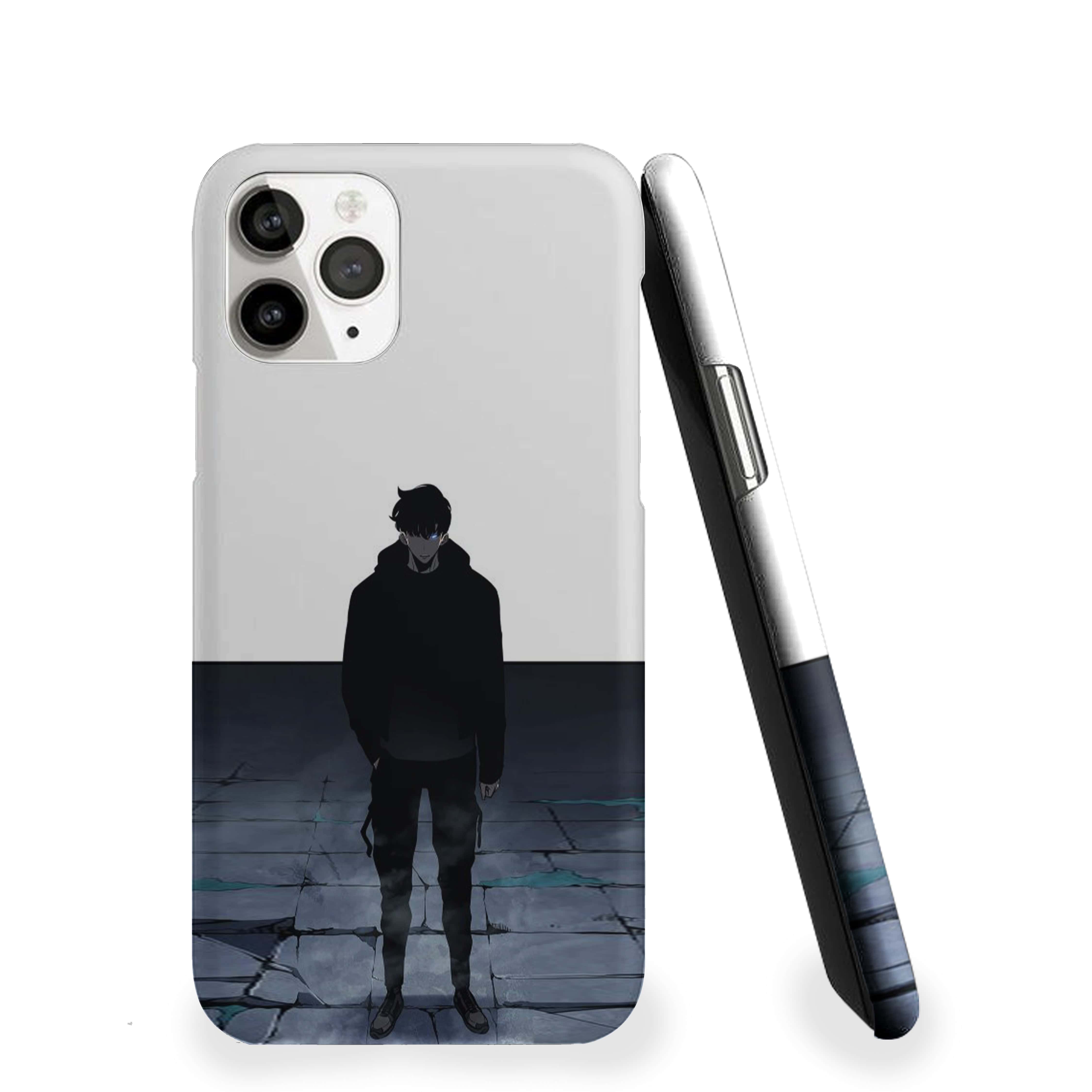 Solo Leveling stands with a neutral expression, Phone Cover