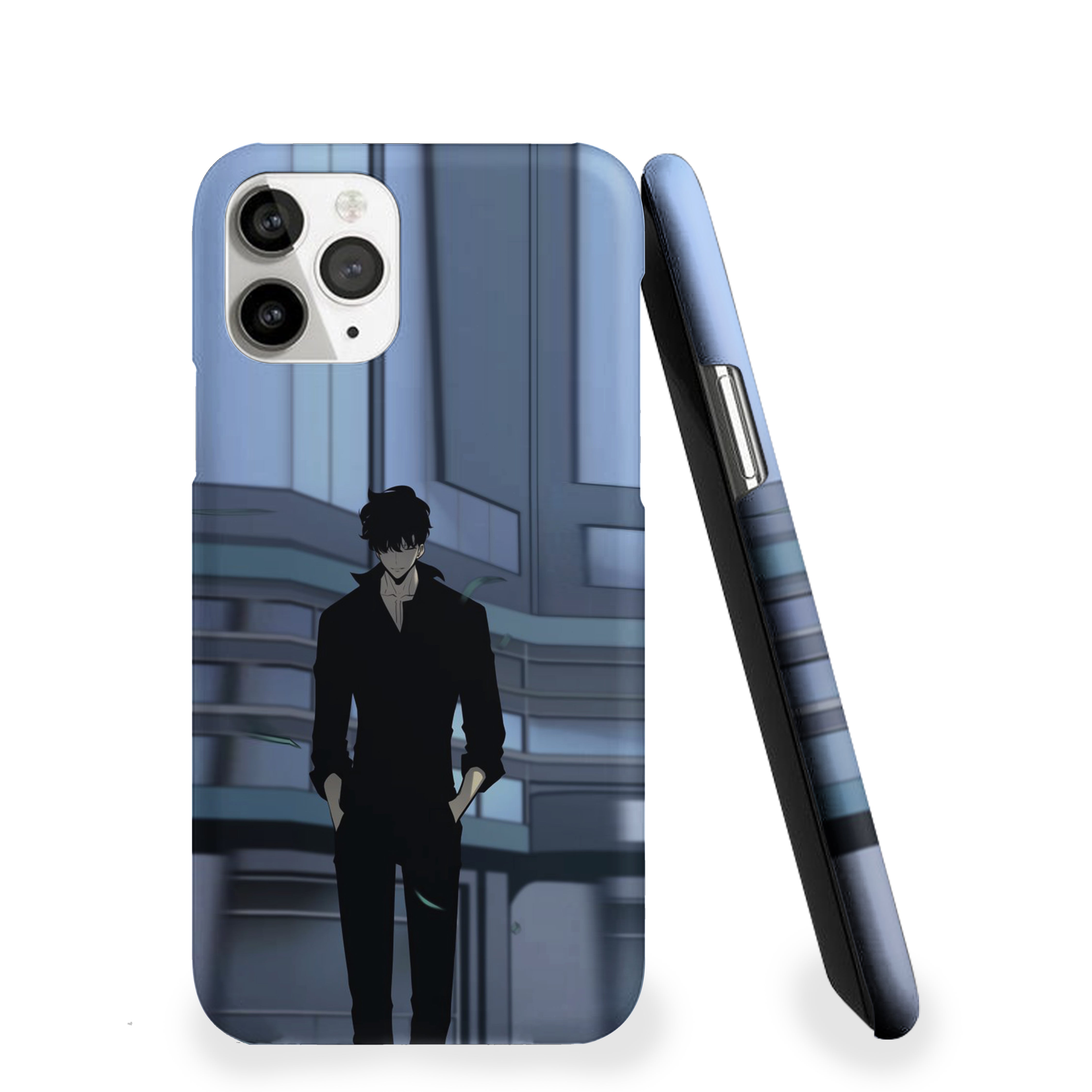 Solo Leveling stands with a neutral expression Phone Cover