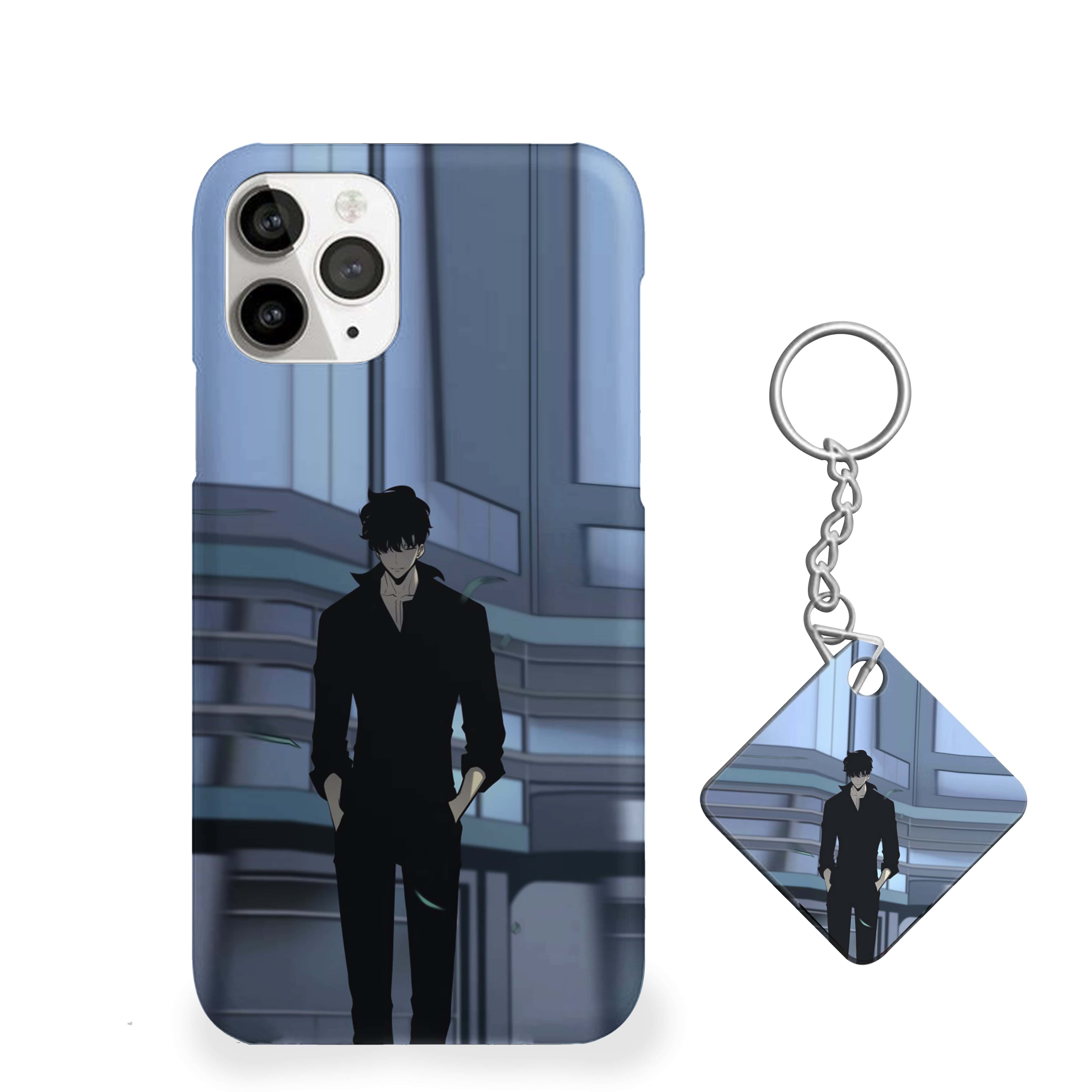Solo Leveling stands with a neutral expression Phone Cover