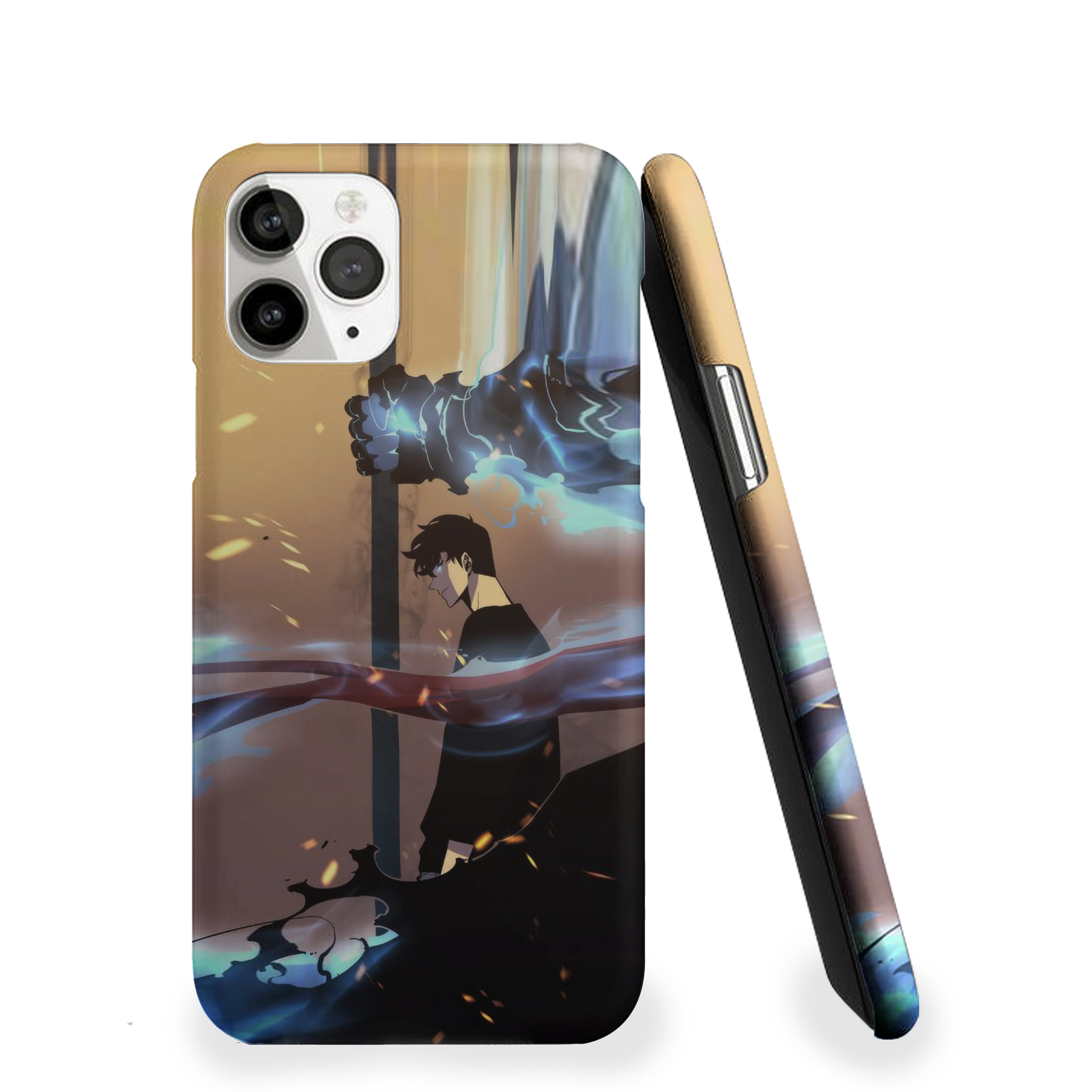 Solo Leveling streaks of blue energy Phone Cover