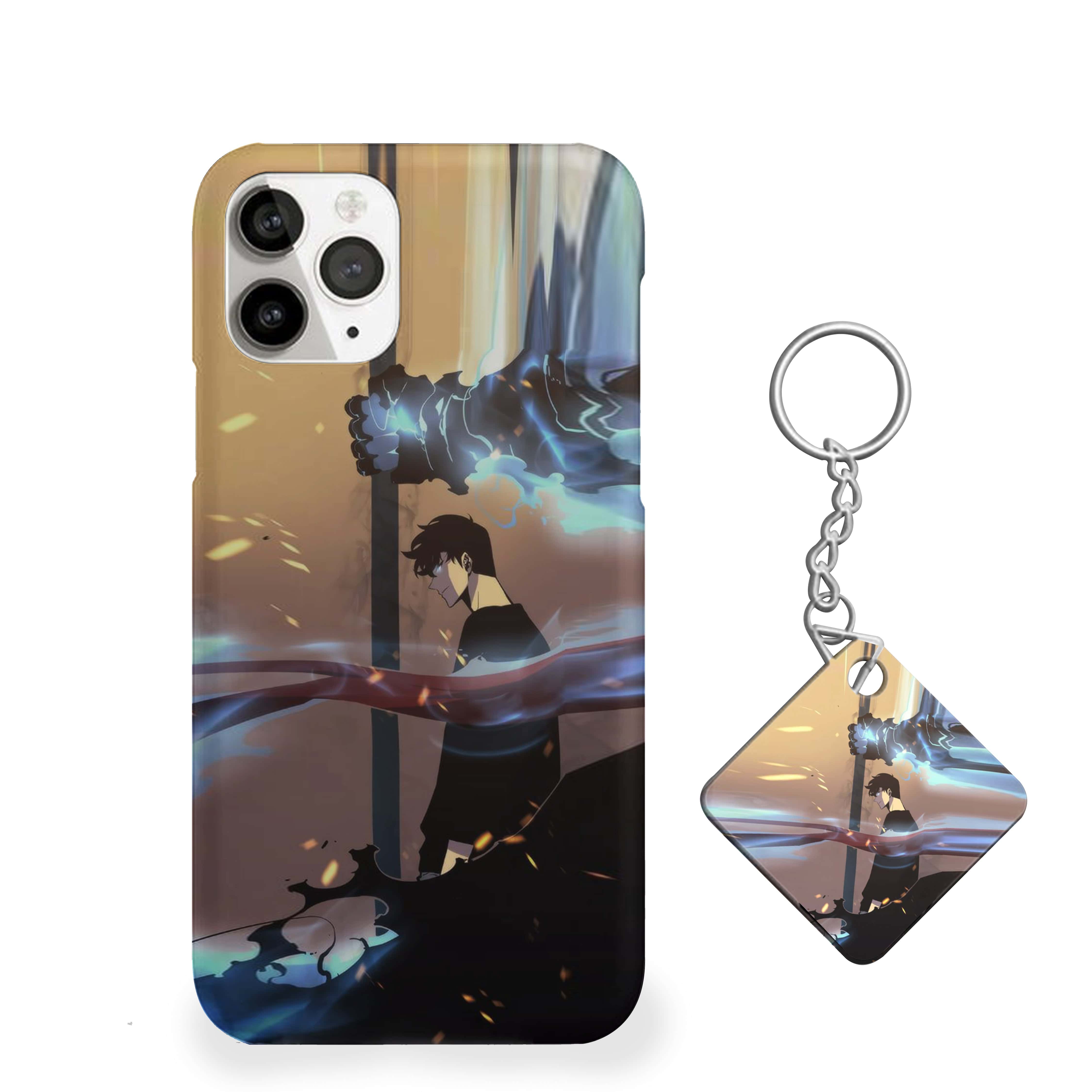 Solo Leveling streaks of blue energy Phone Cover