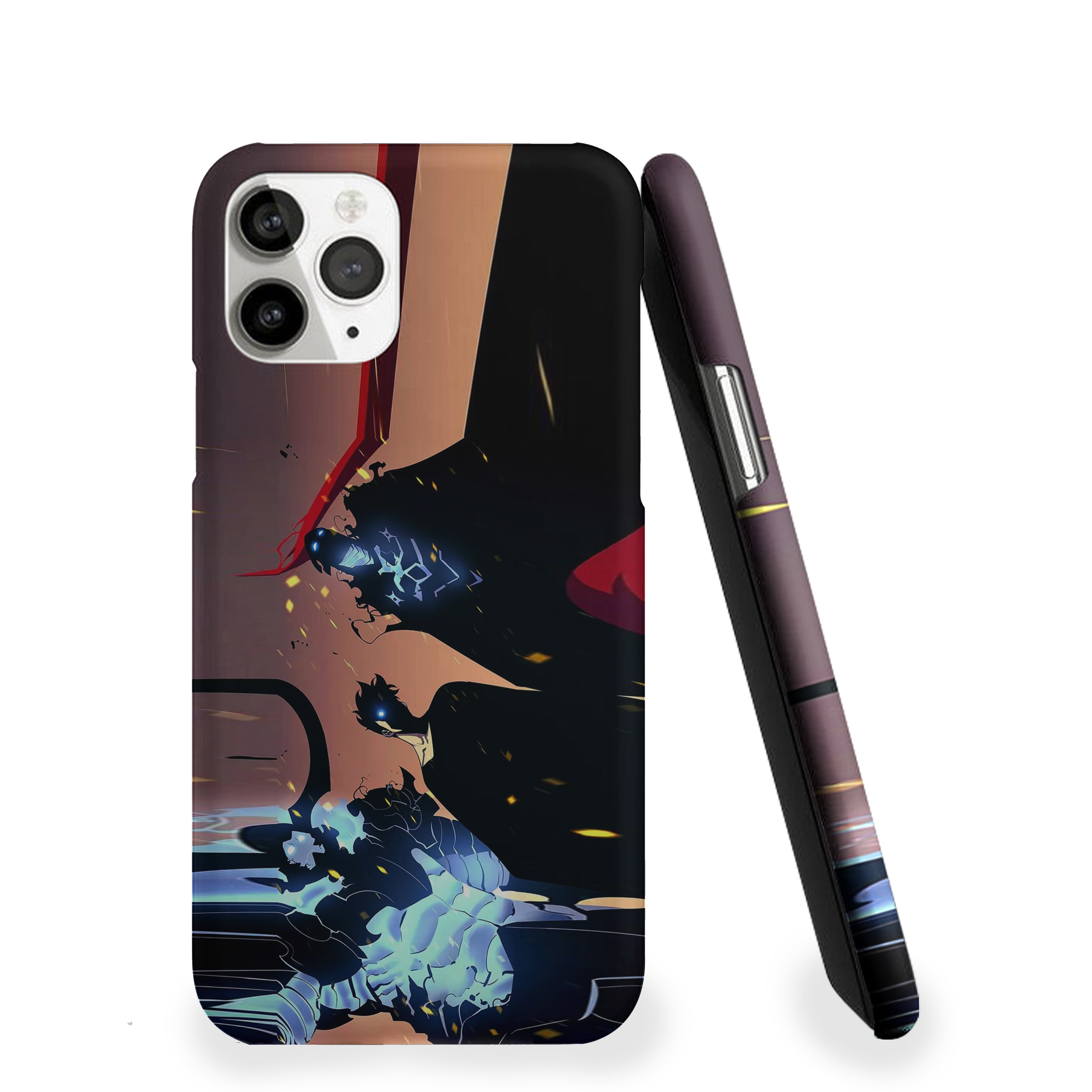 Solo Leveling armor and a fierce expression Phone Cover