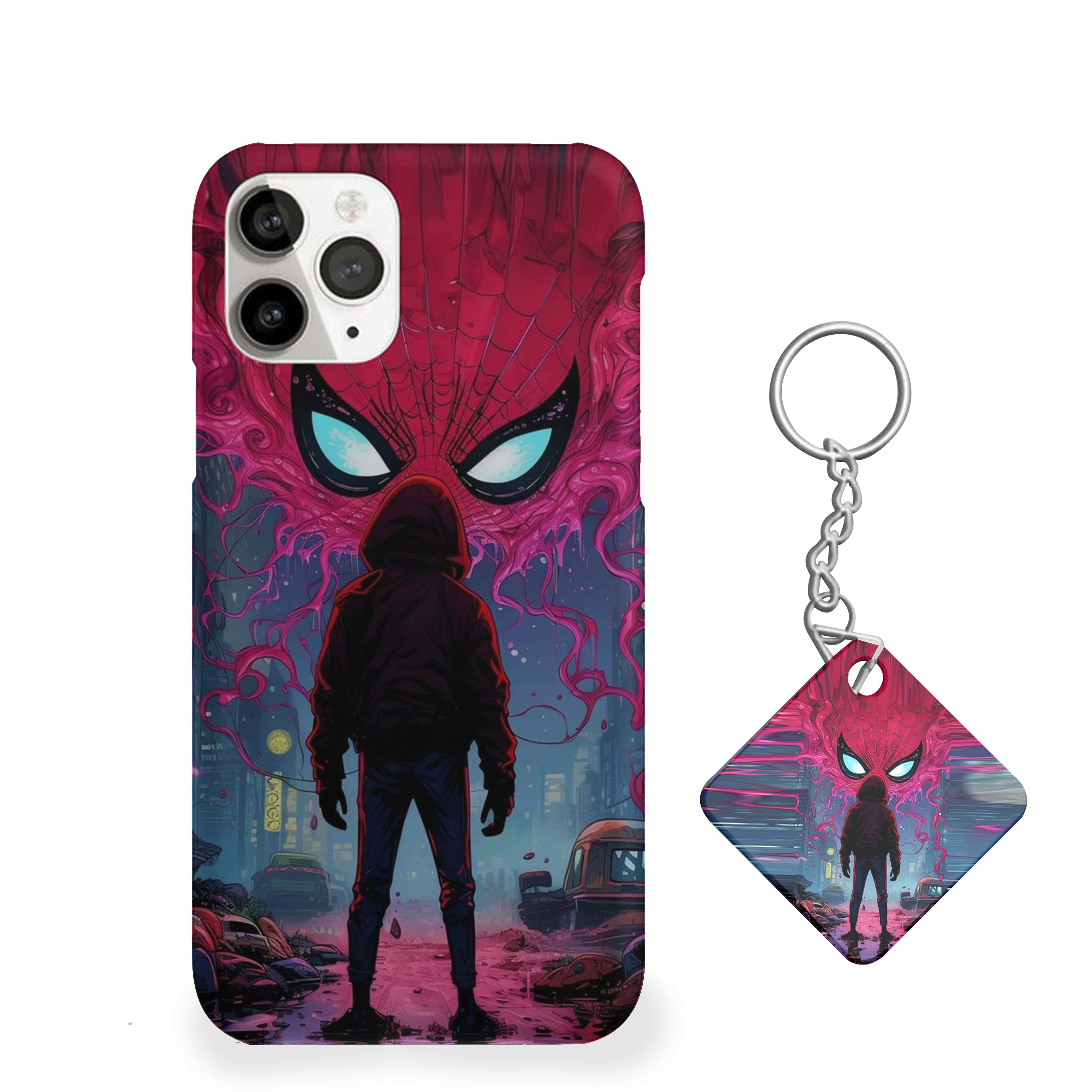 Spider-Man entity above him Phone Cover