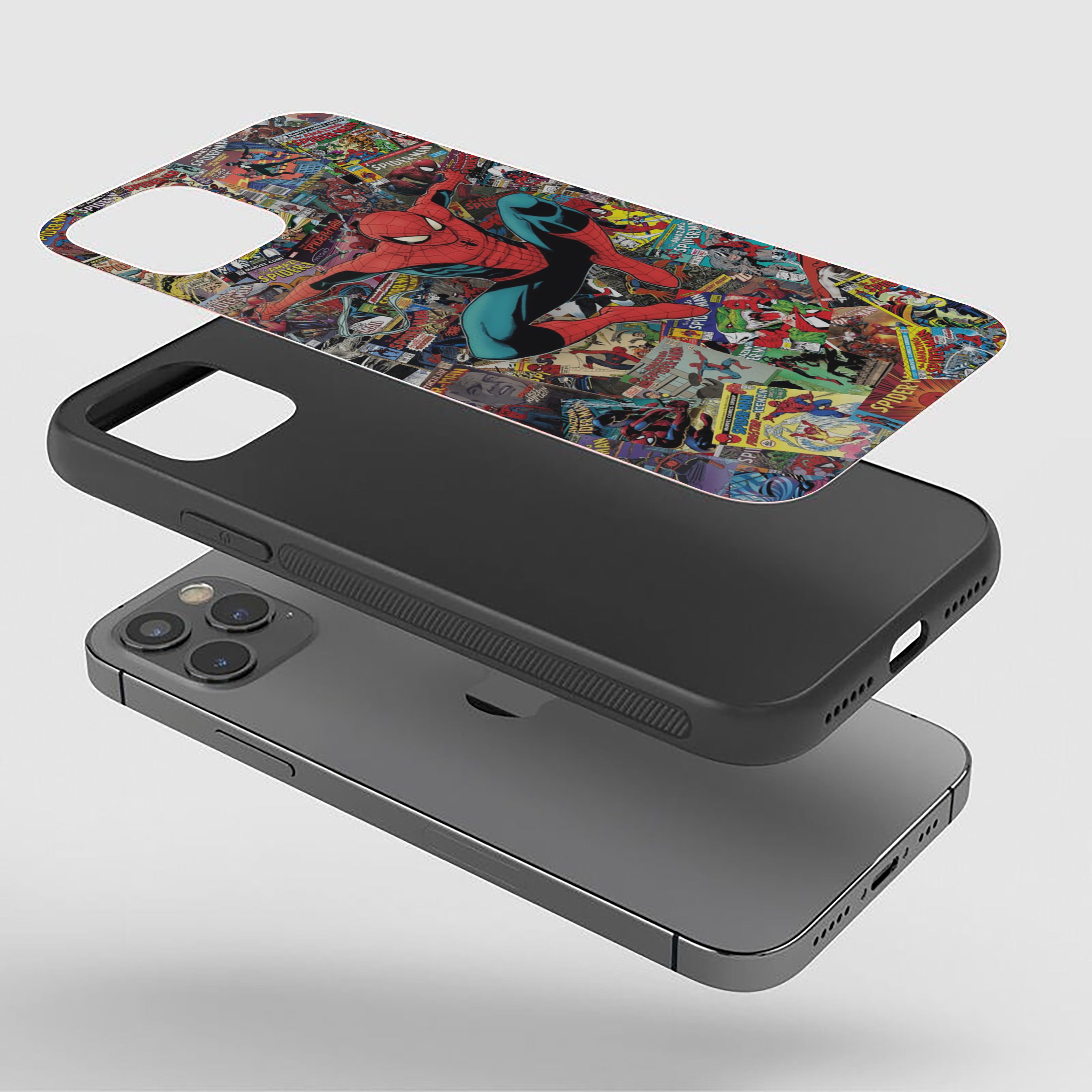 Wall-Crawler Classics Spider-Man Silicone Armored Phone Case