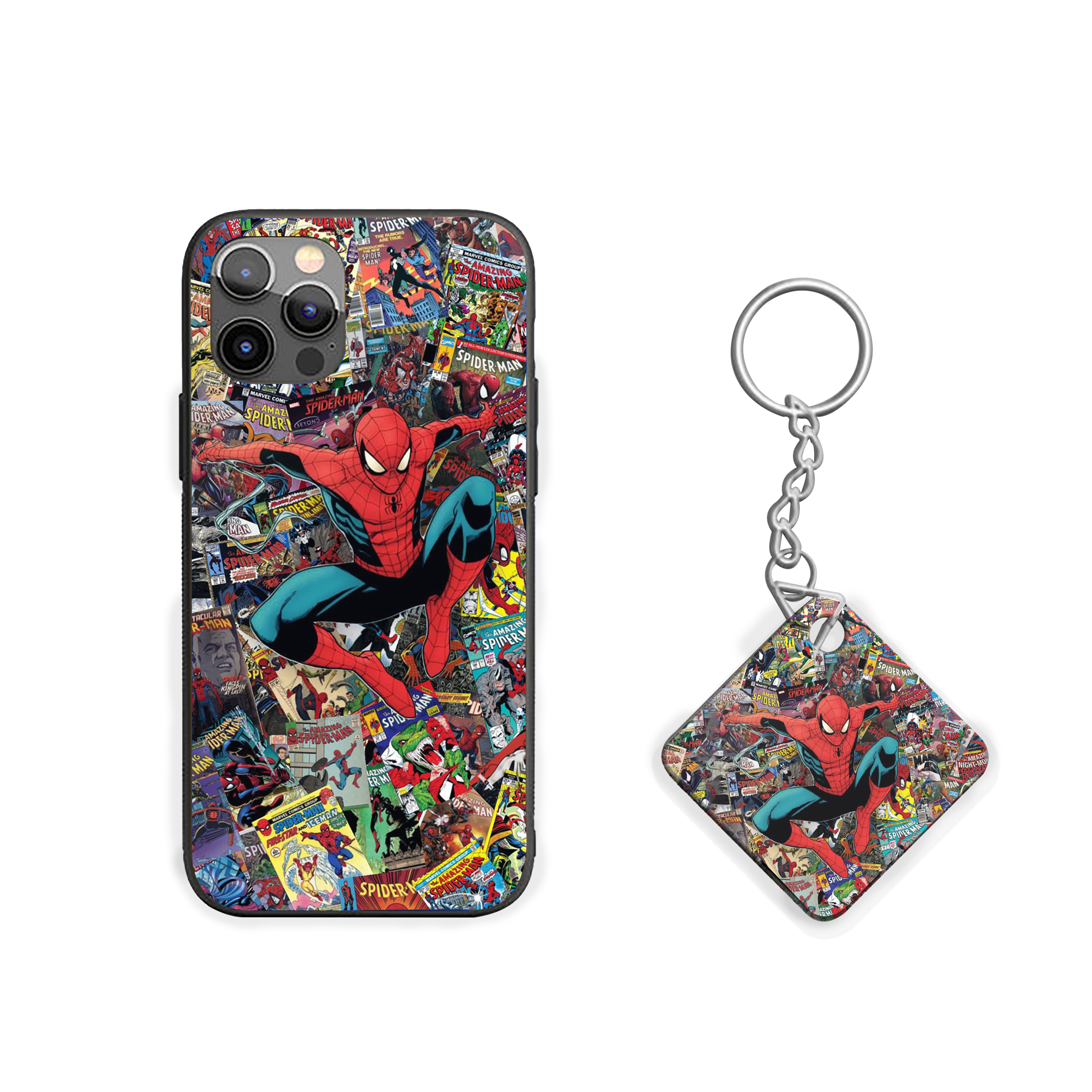 Wall-Crawler Classics Spider-Man Silicone Armored Phone Case