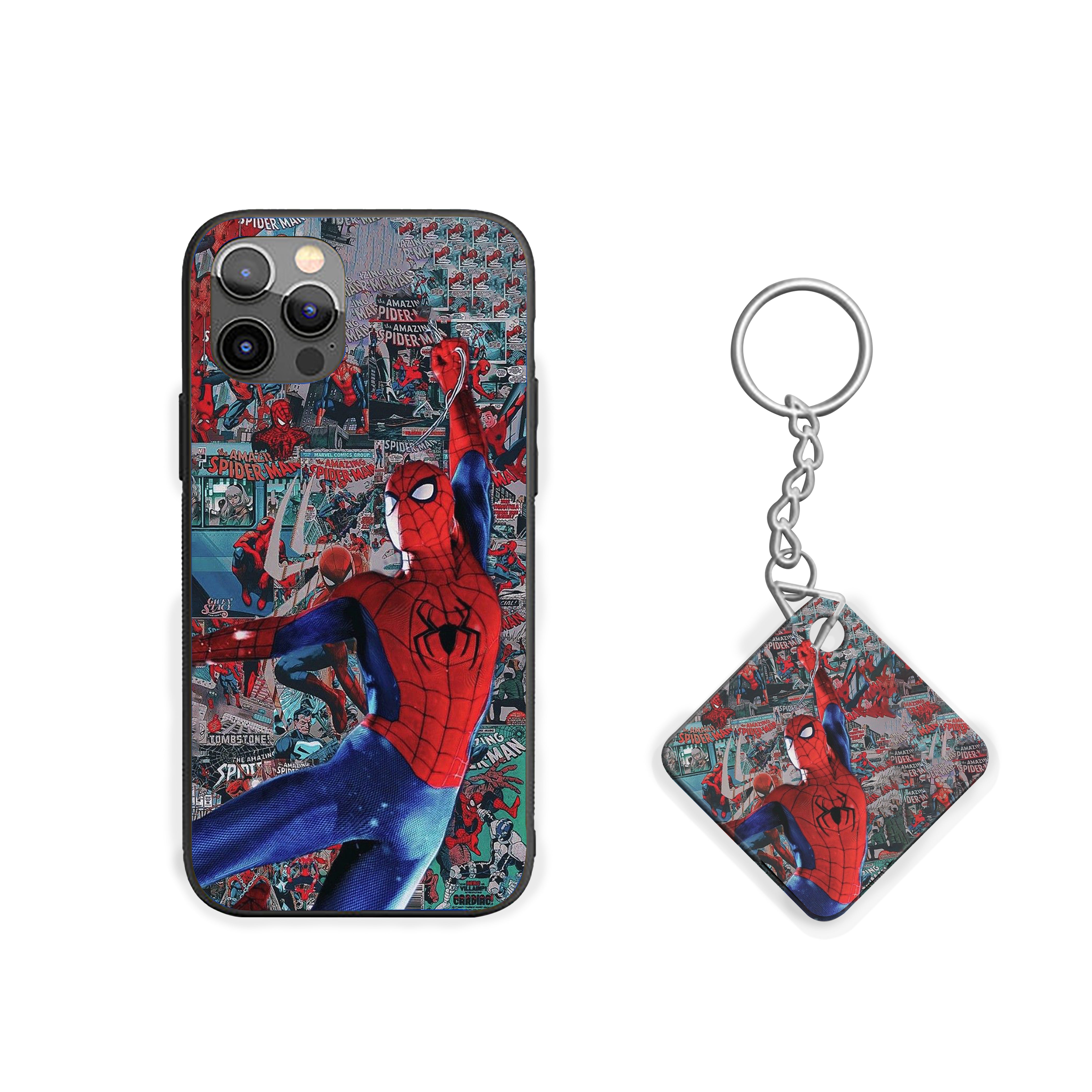 Spider-Man Miles in Motion Silicone Armored Phone Case