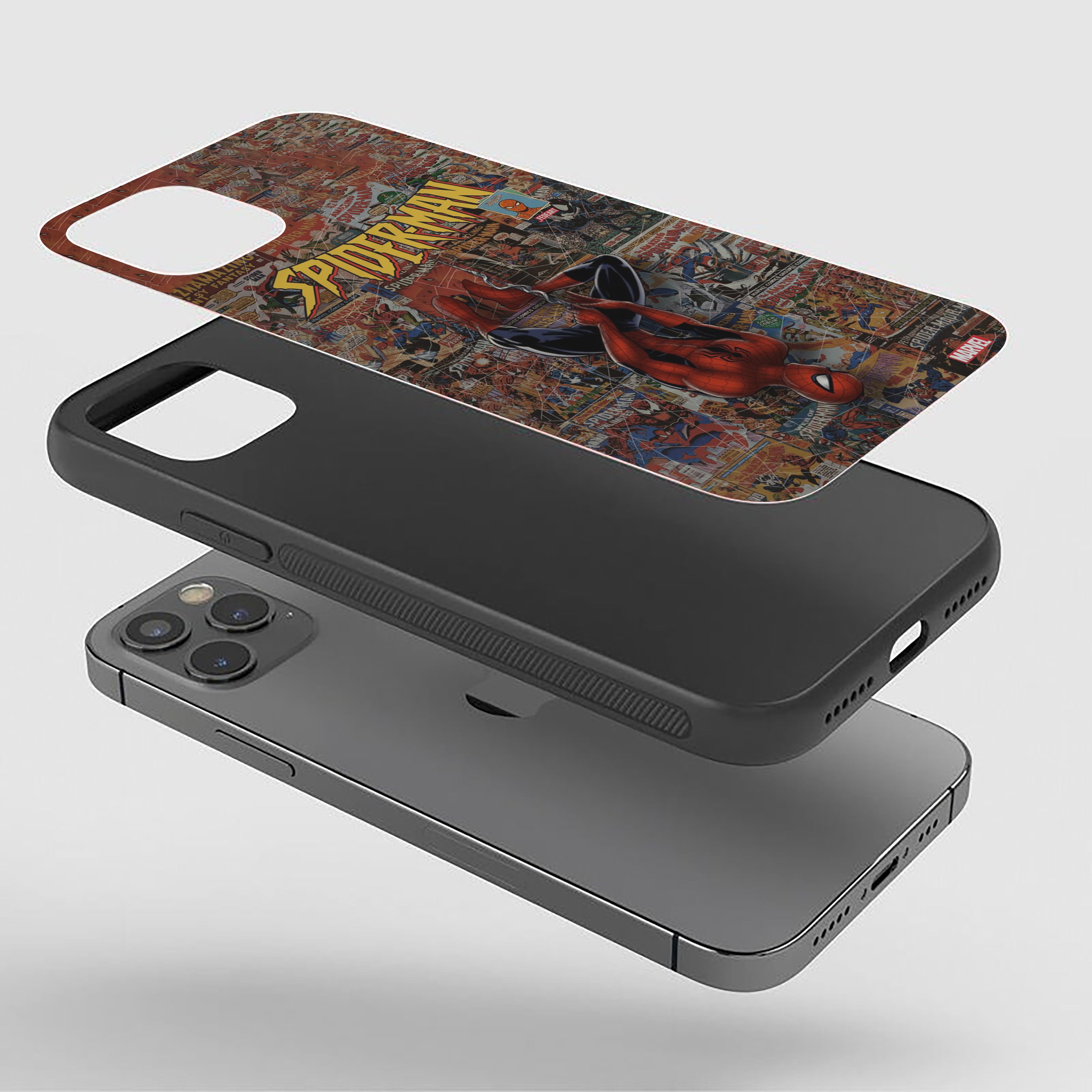 Spidey Rewind Spider-Man Silicone Armored Phone Case