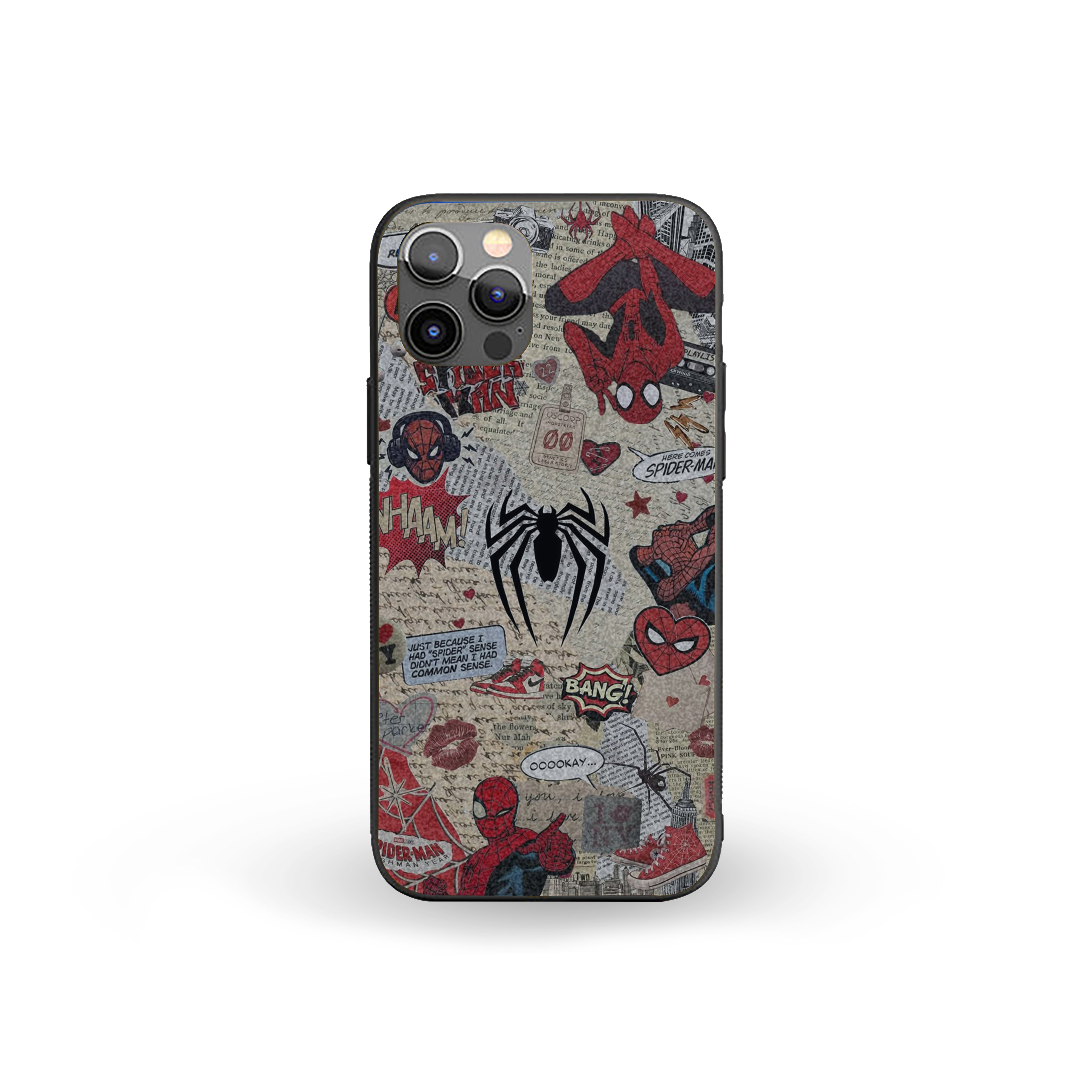 Spider-Man Comic Chaos Silicone Armored Phone Case