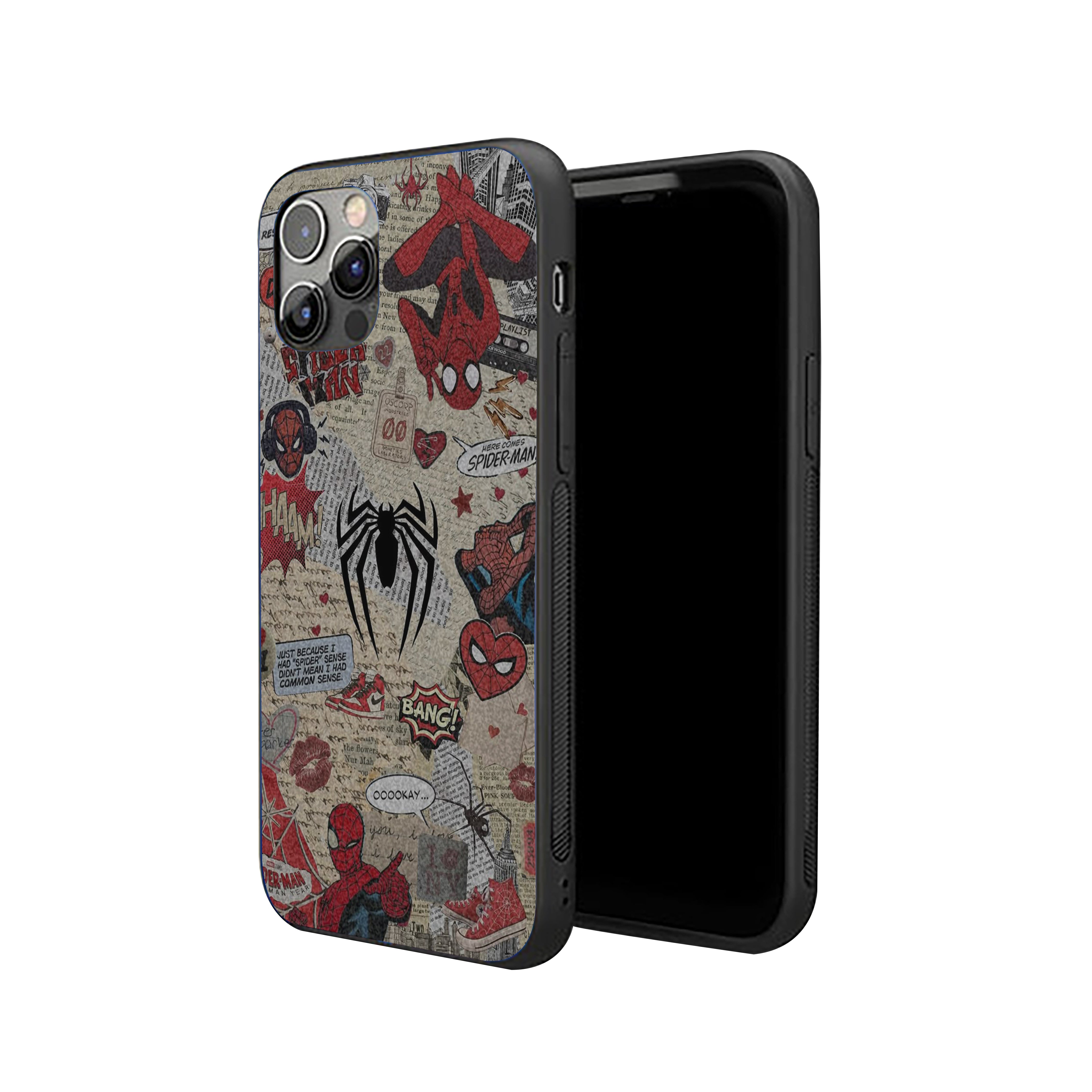 Spider-Man Comic Chaos Silicone Armored Phone Case