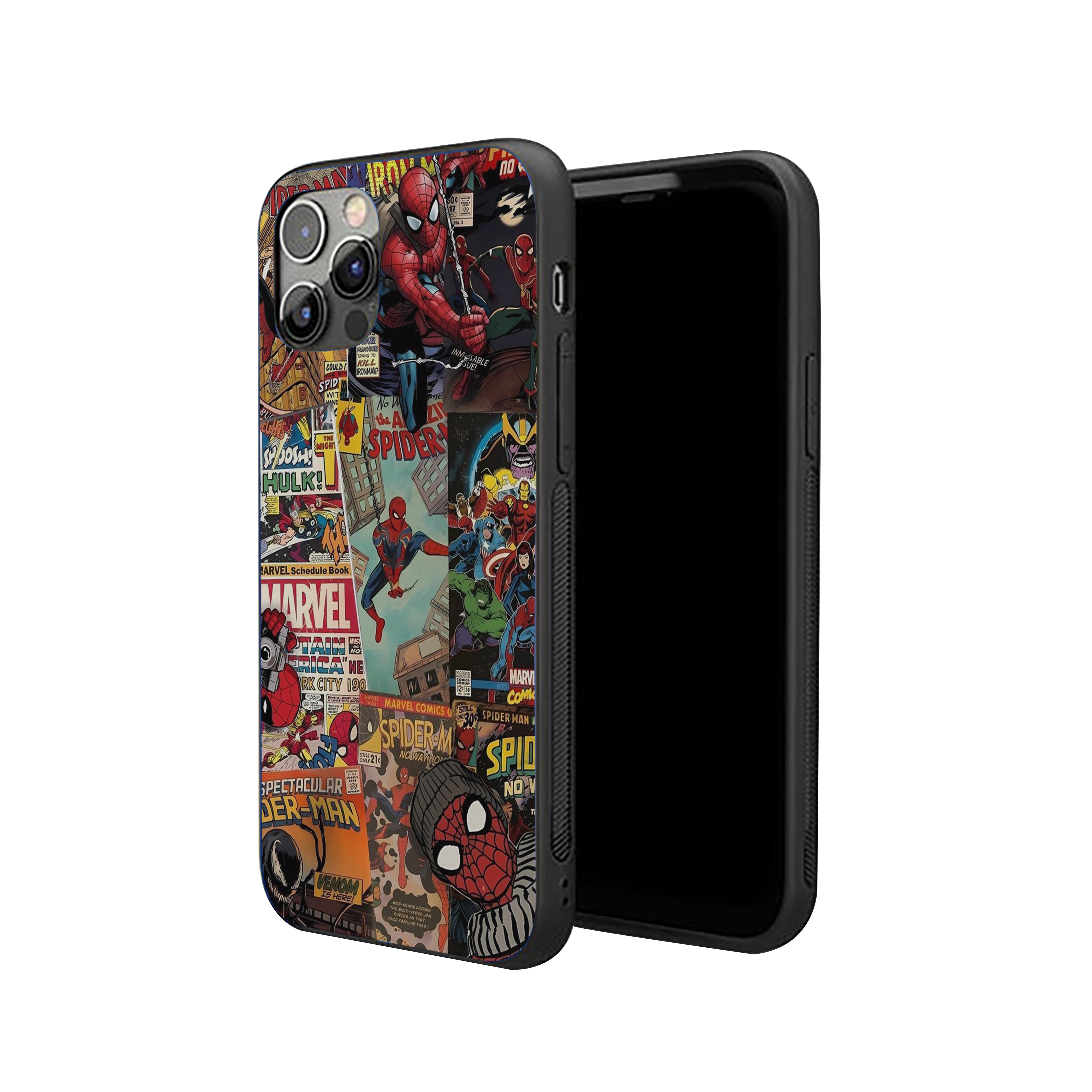 Spider-Verse Vintage Silicone Armored Phone Case