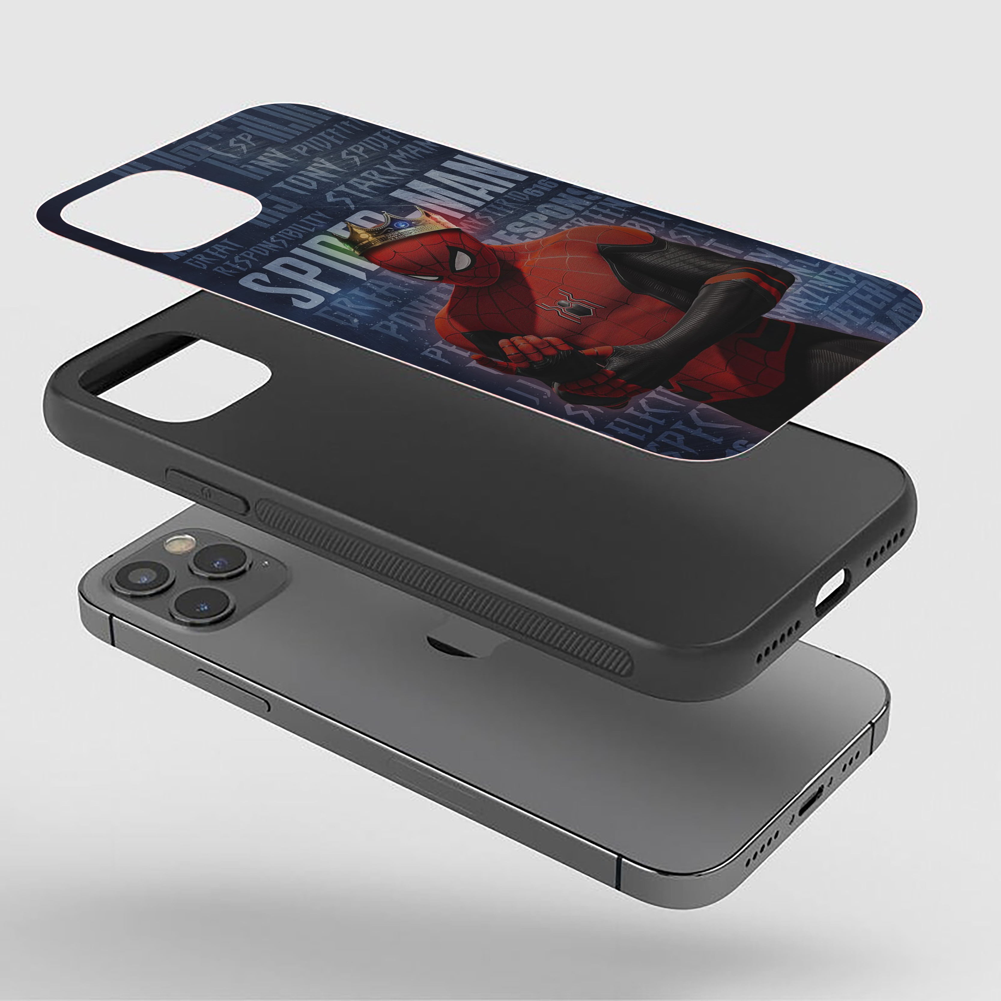 Spider-Man King of the Web Silicone Armored Phone Case