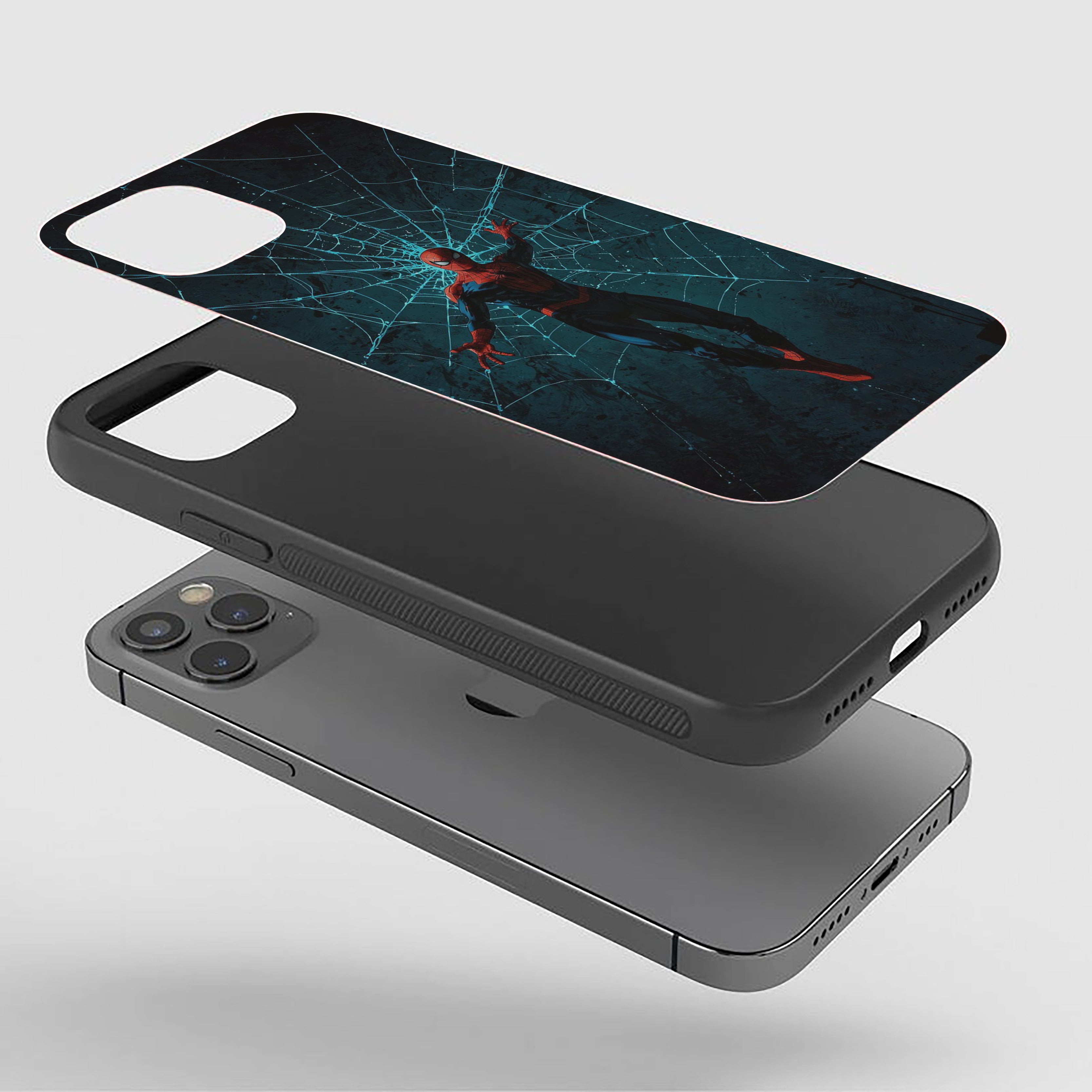 Spider-Man Night Snare Silicone Armored Phone Case