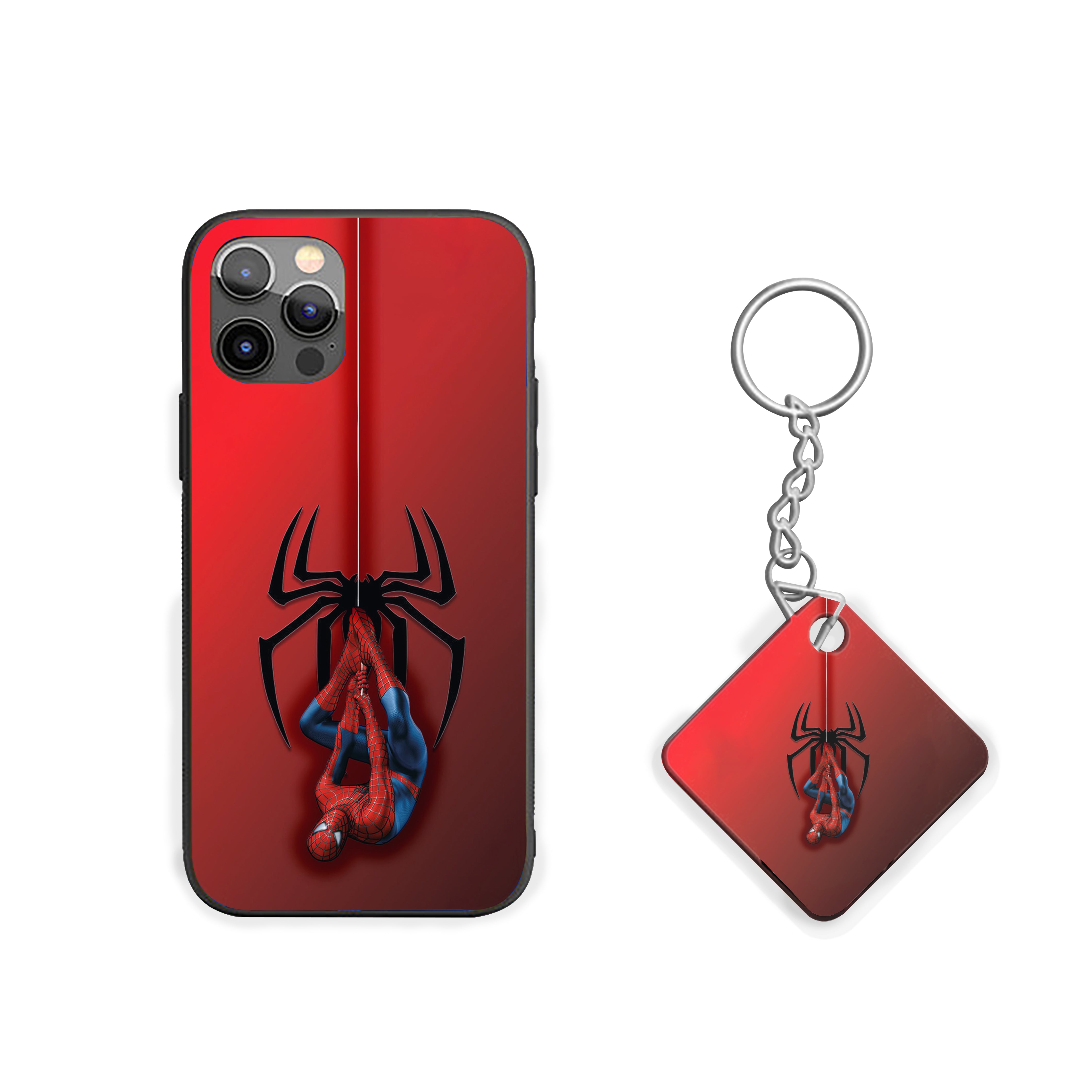 Spider-Man Crimson Hang Silicone Armored Phone Case