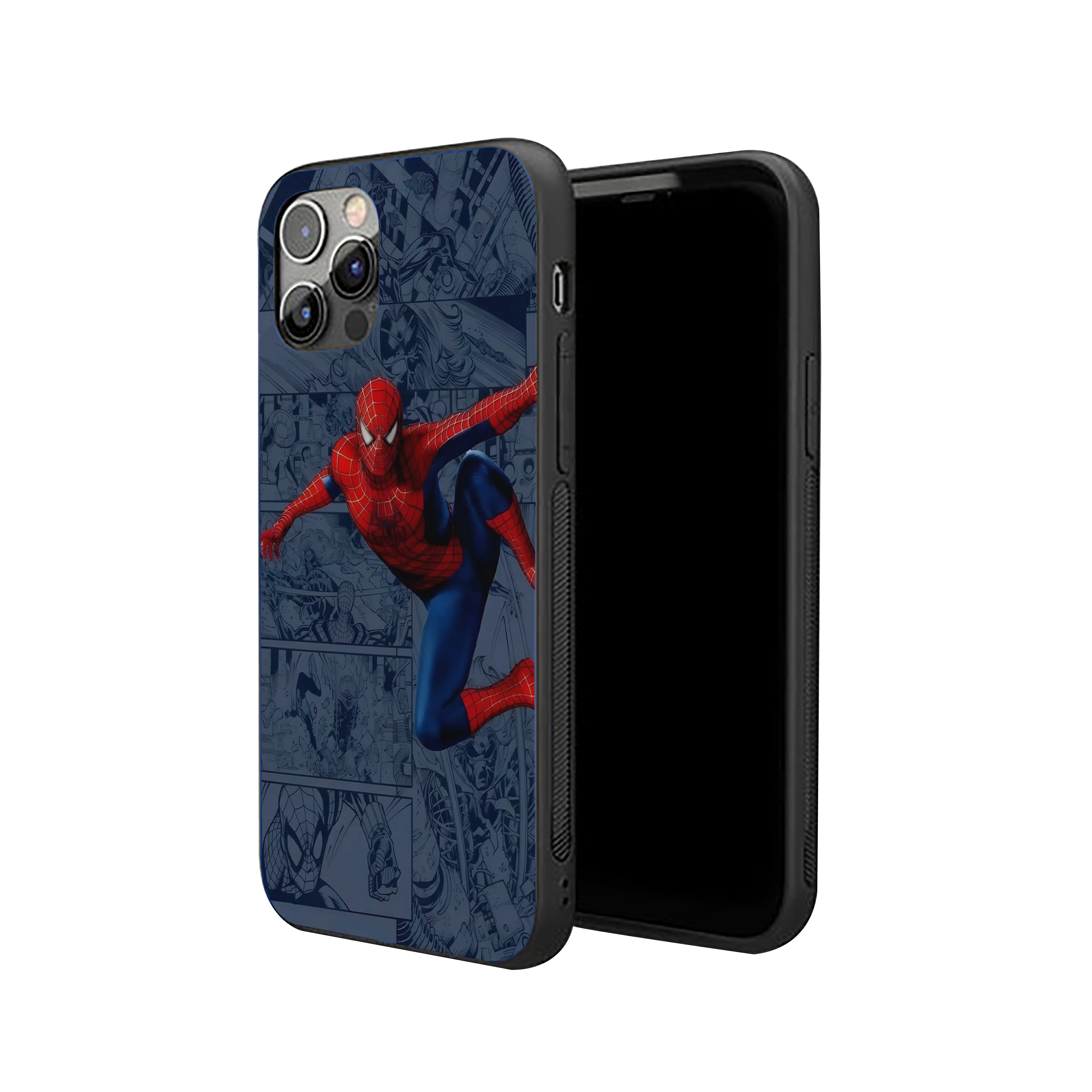 Spider-Verse Leap Spider-Man Silicone Armored Phone Case