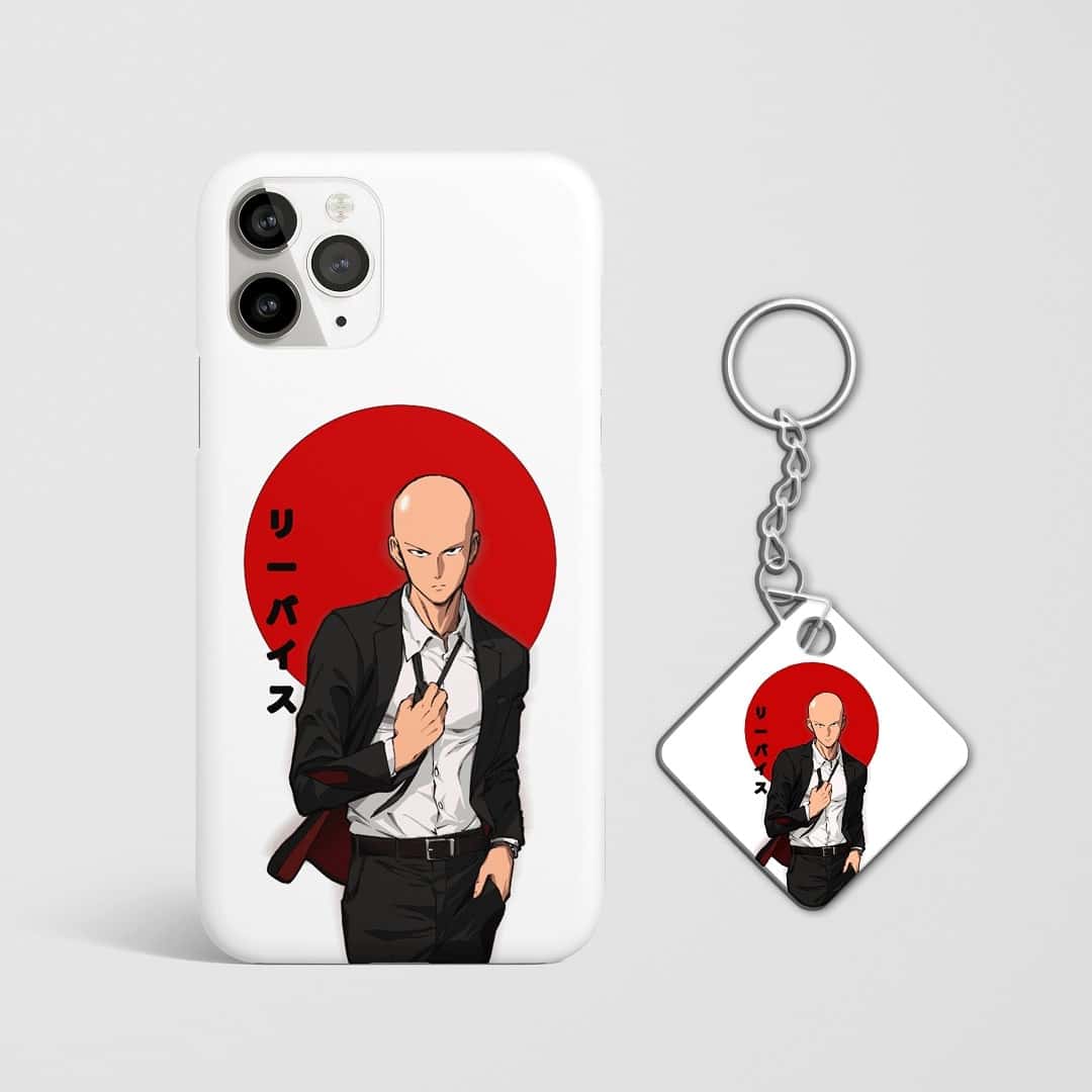 Saitama White and Red Phone Cover