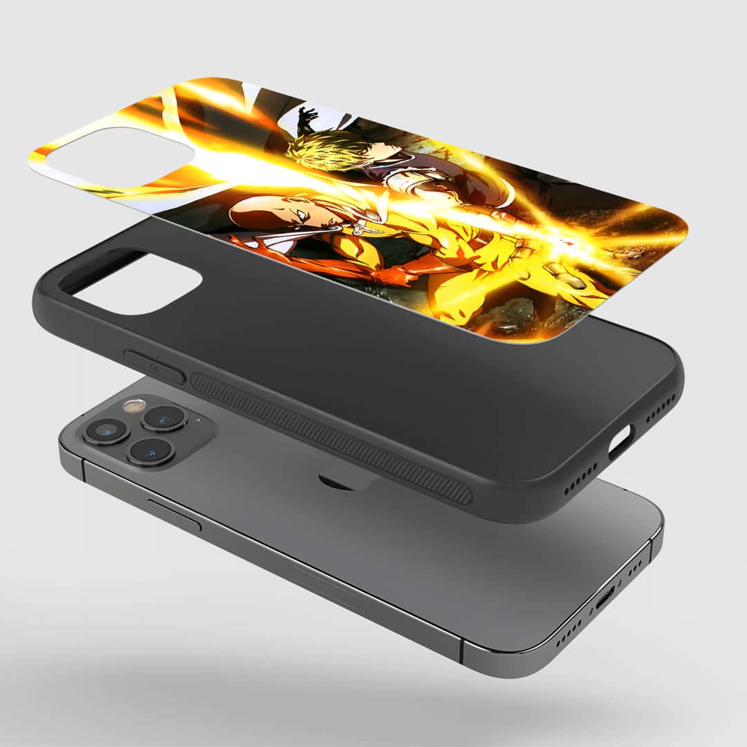 Saitama and Genos Silicone Armored Phone Case