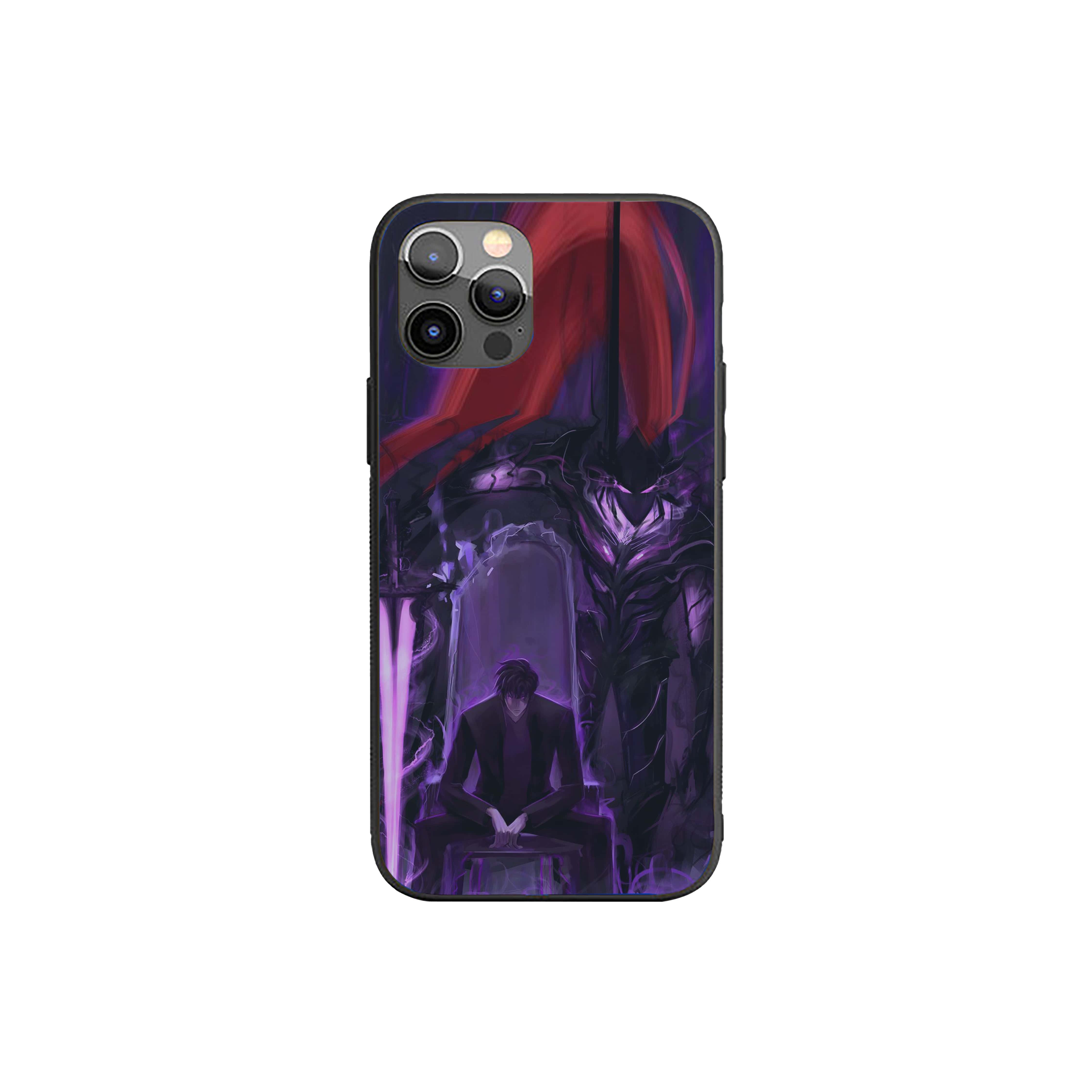 Solo Leveling with serious calm demeanor Silicone Armored Phone Case