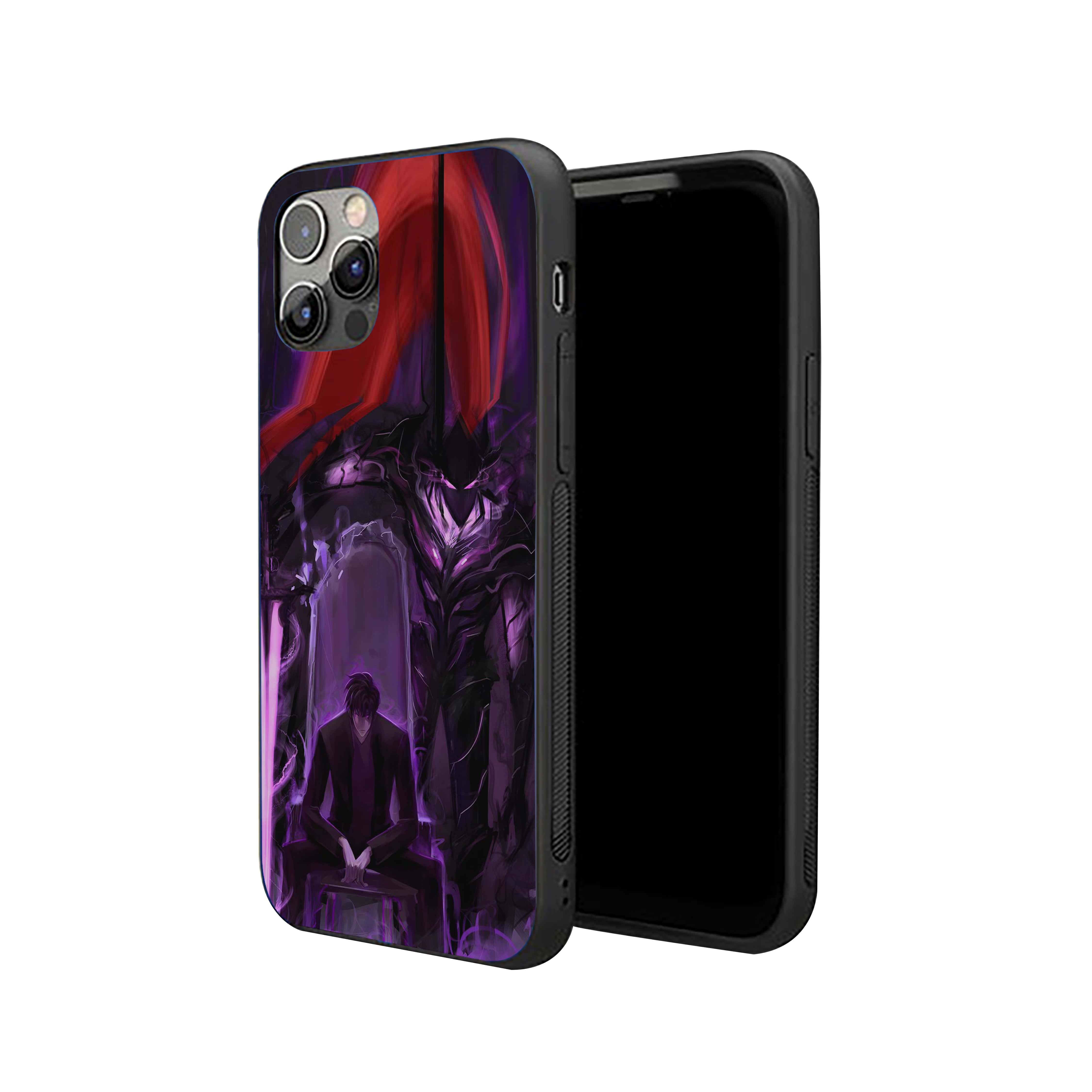 Solo Leveling with serious calm demeanor Silicone Armored Phone Case