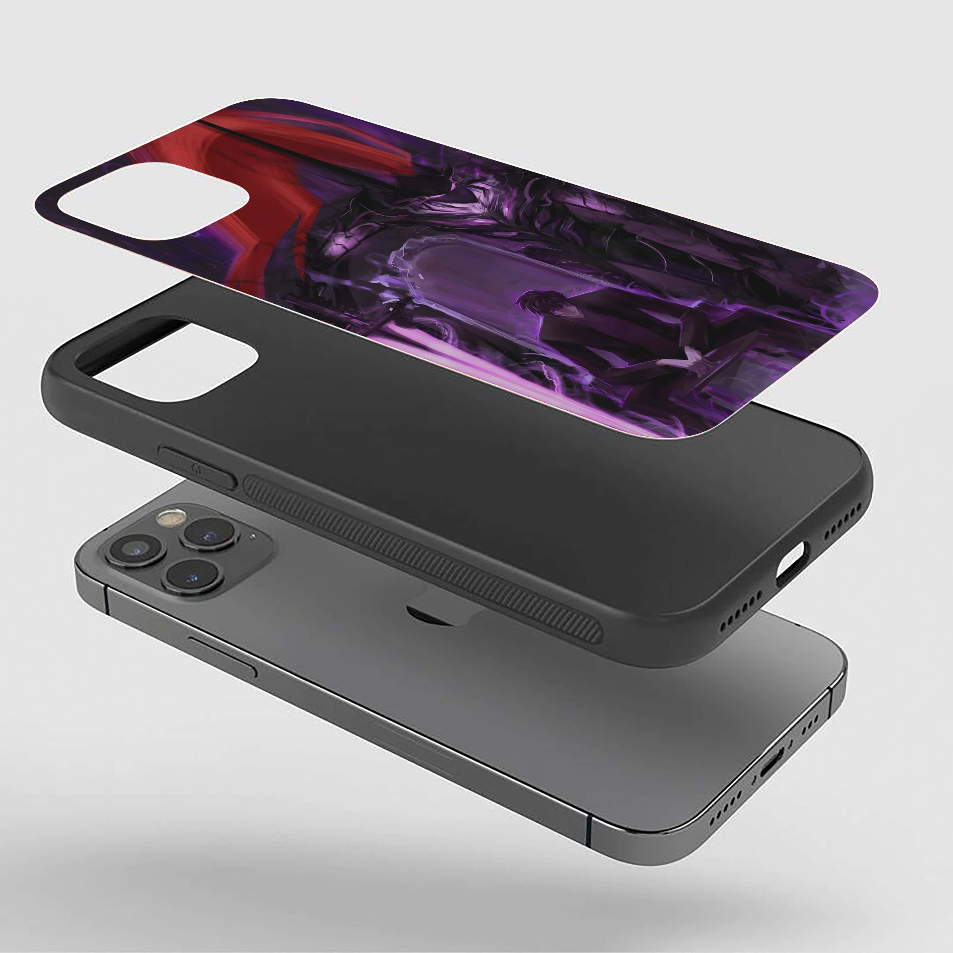 Solo Leveling with serious calm demeanor Silicone Armored Phone Case