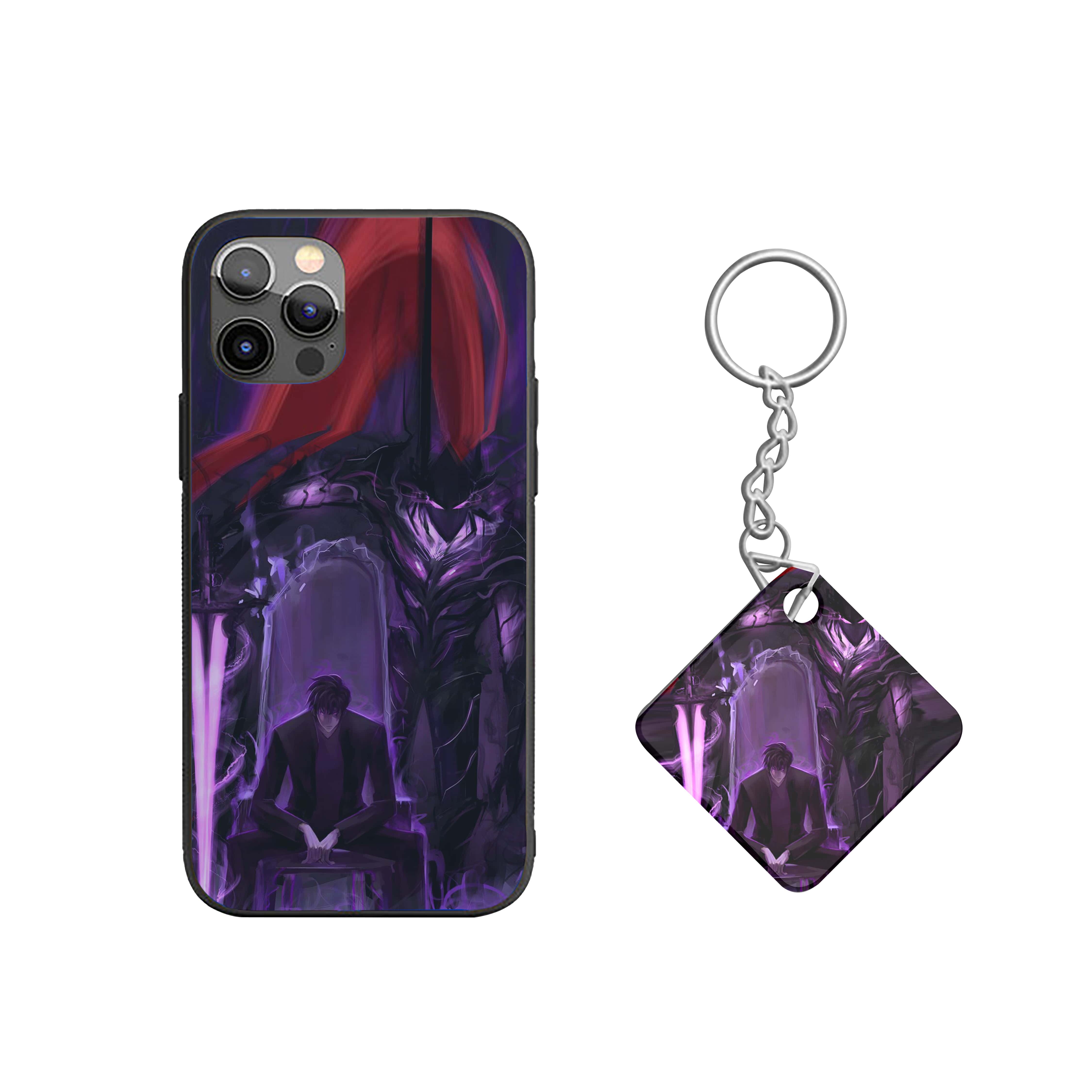 Solo Leveling with serious calm demeanor Silicone Armored Phone Case