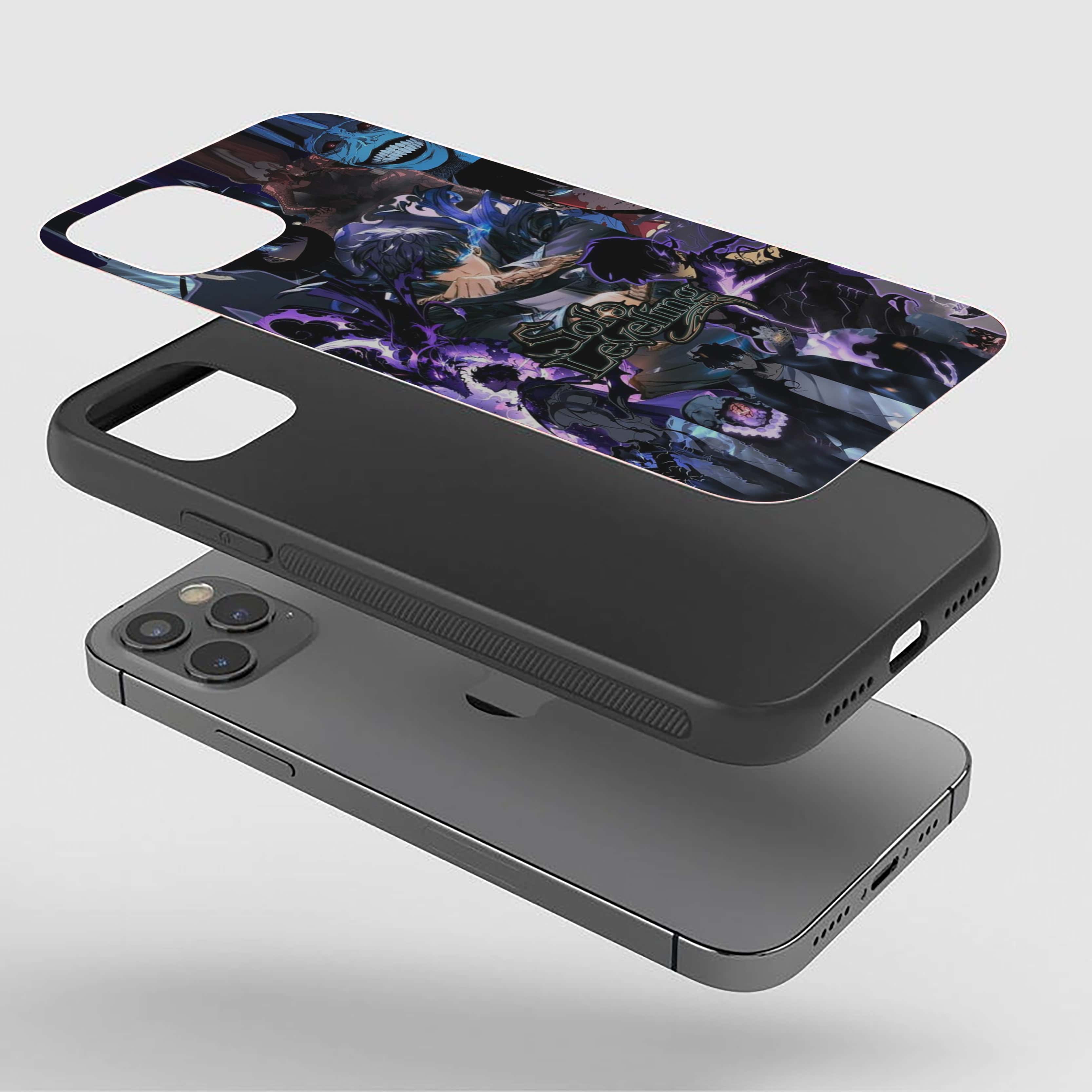 Solo Leveling Collage Silicone Armored Phone Case