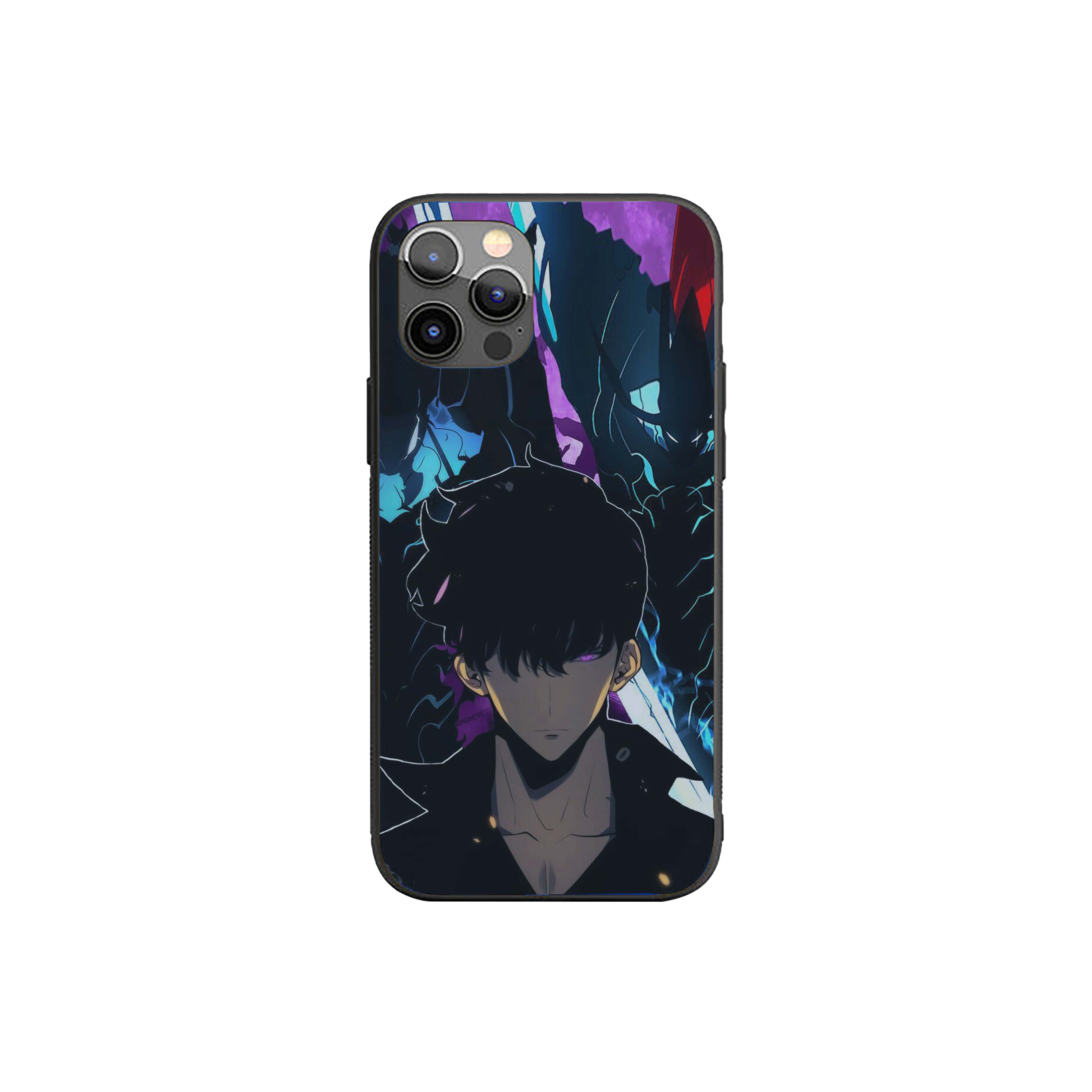 Solo Leveling Dynamic Pose Silicone Armored Phone Case