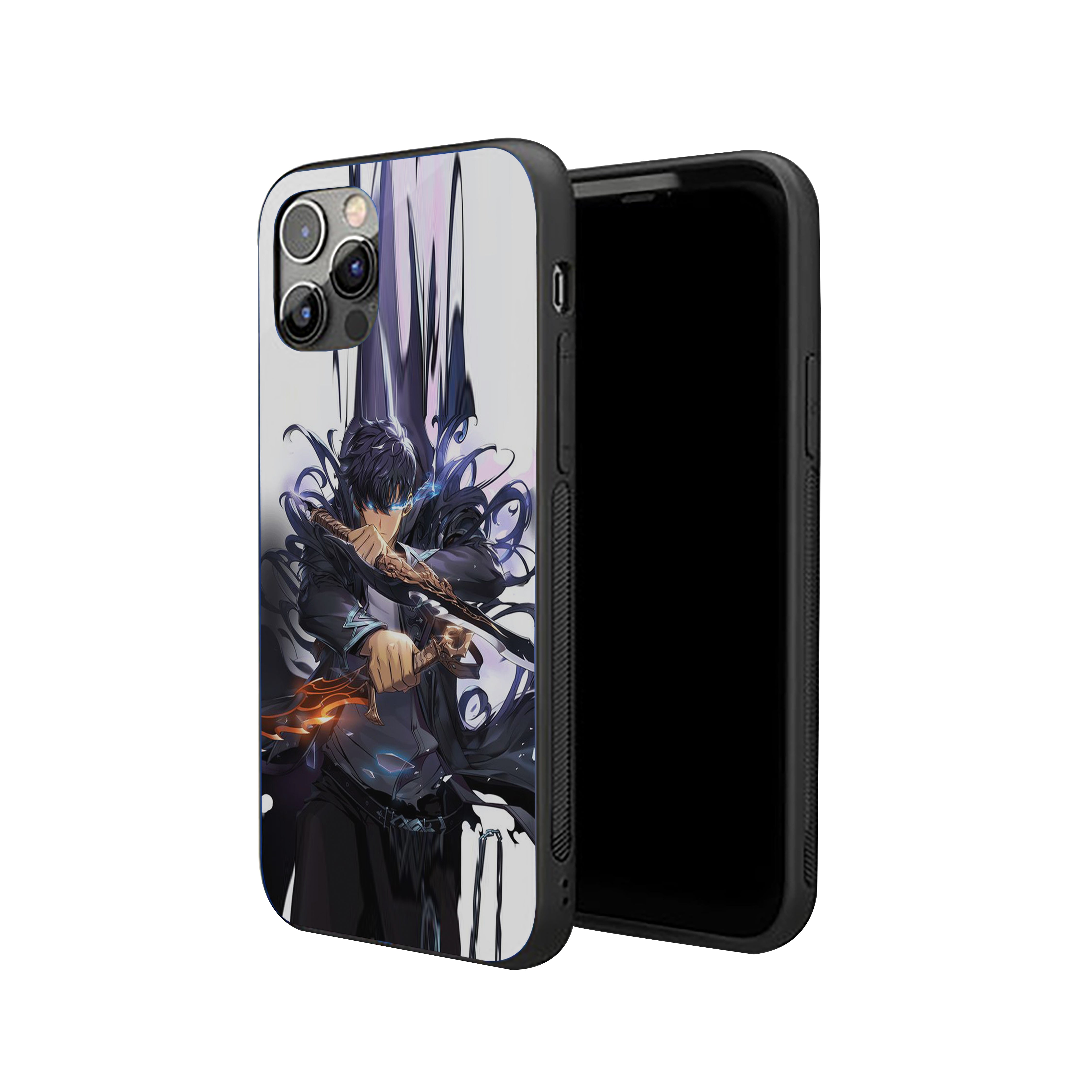 Solo Leveling fighting stance Silicone Armored Phone Case