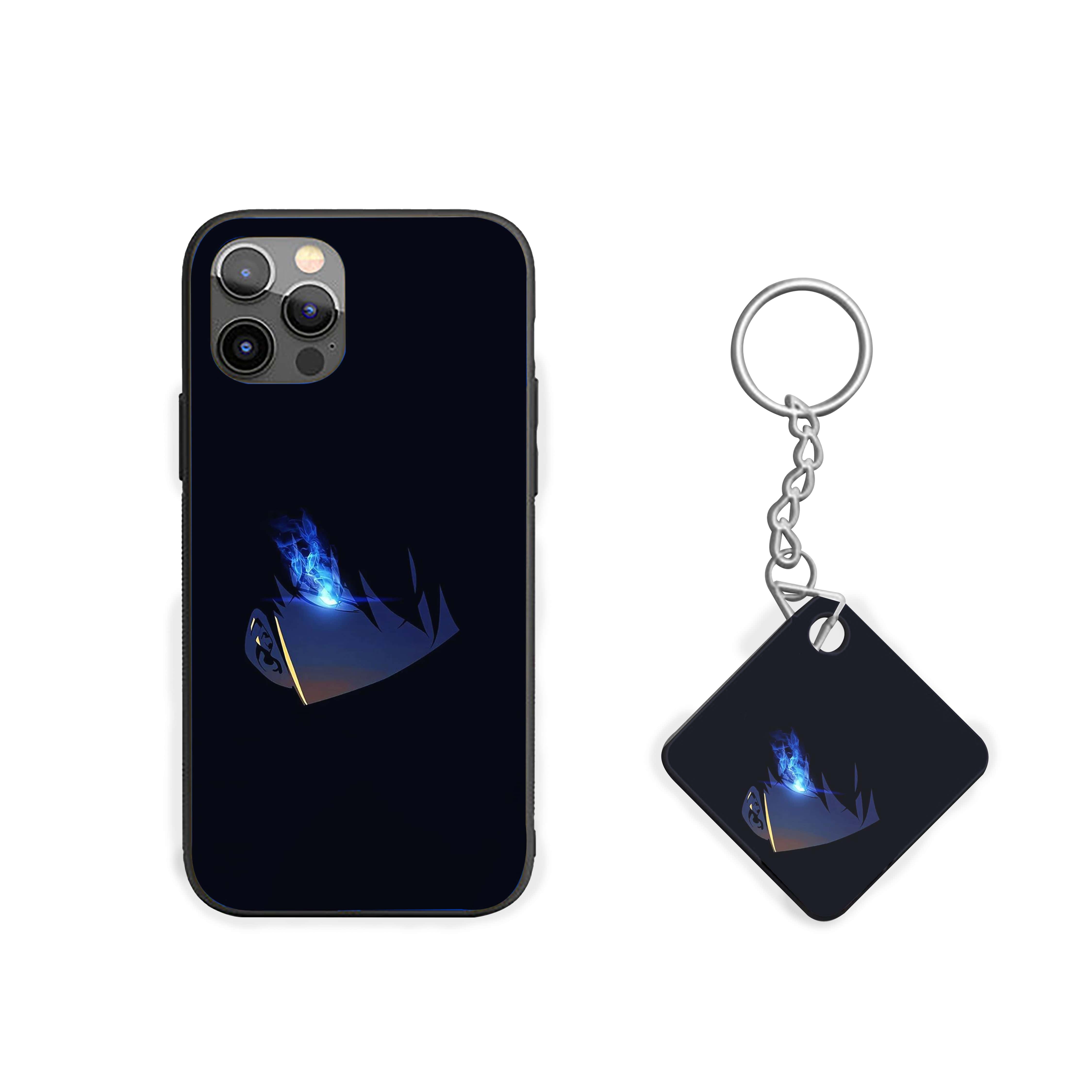 Solo Leveling electric blue light Silicone Armored Phone Case