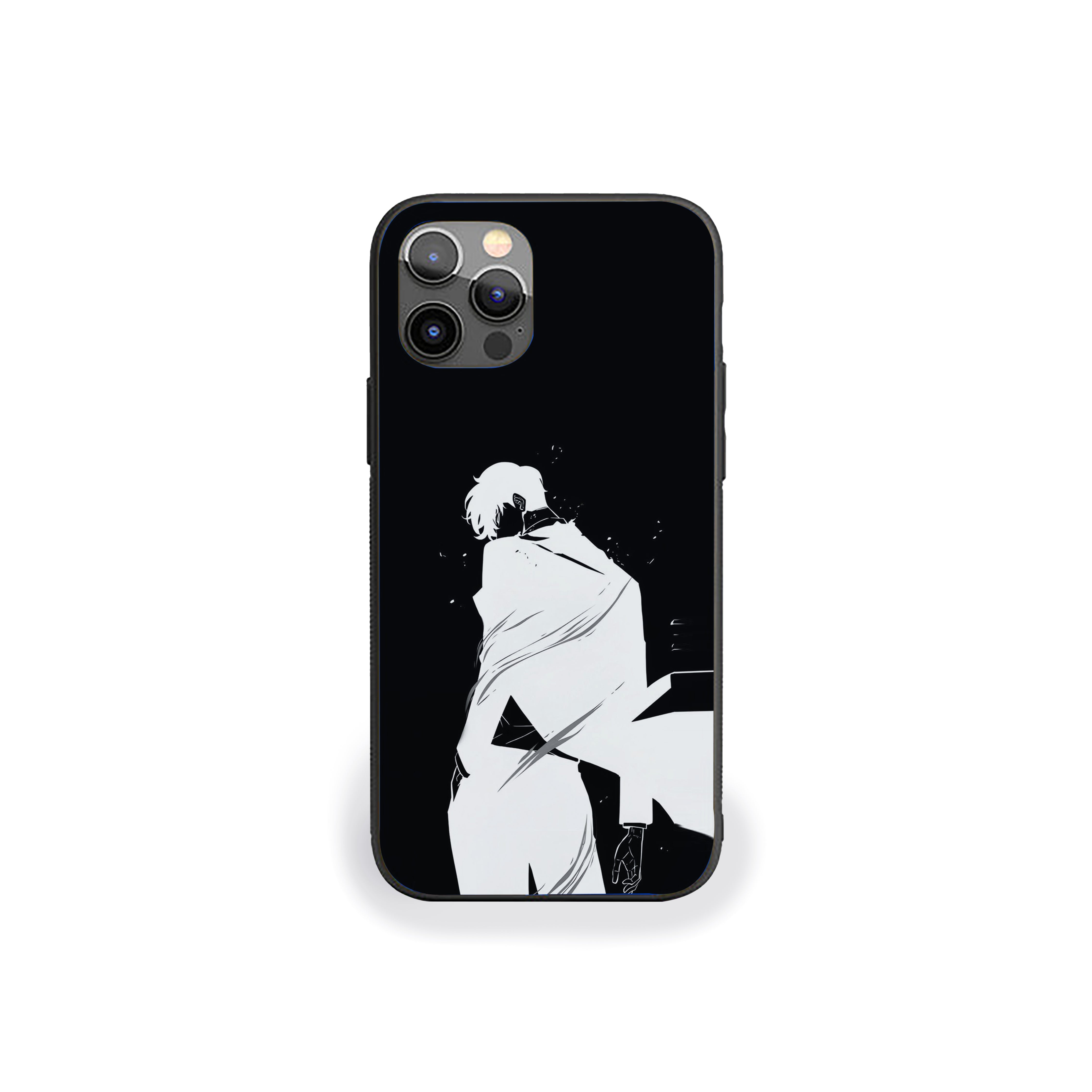 Solo Leveling white suit coat Silicone Armored Phone Case