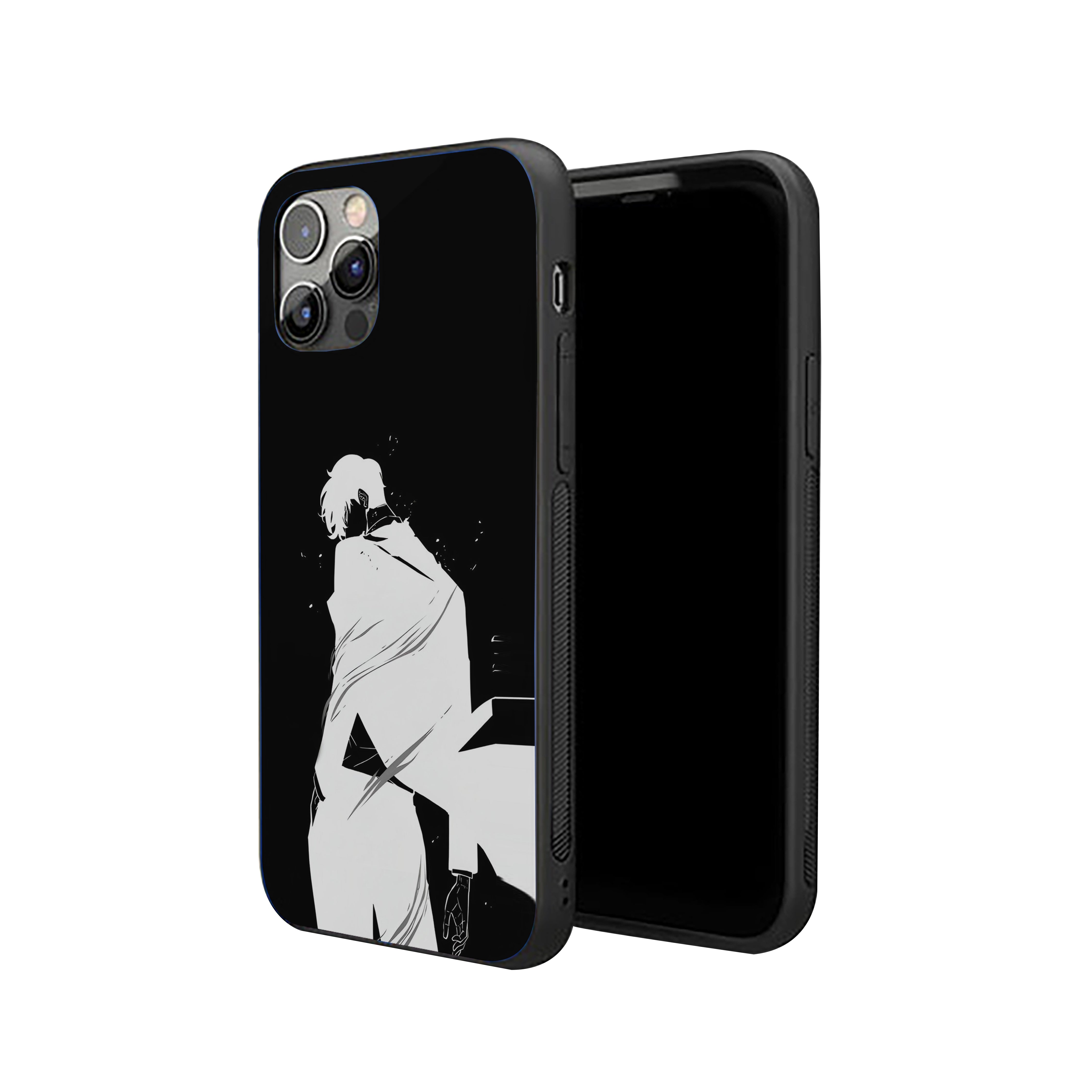 Solo Leveling white suit coat Silicone Armored Phone Case