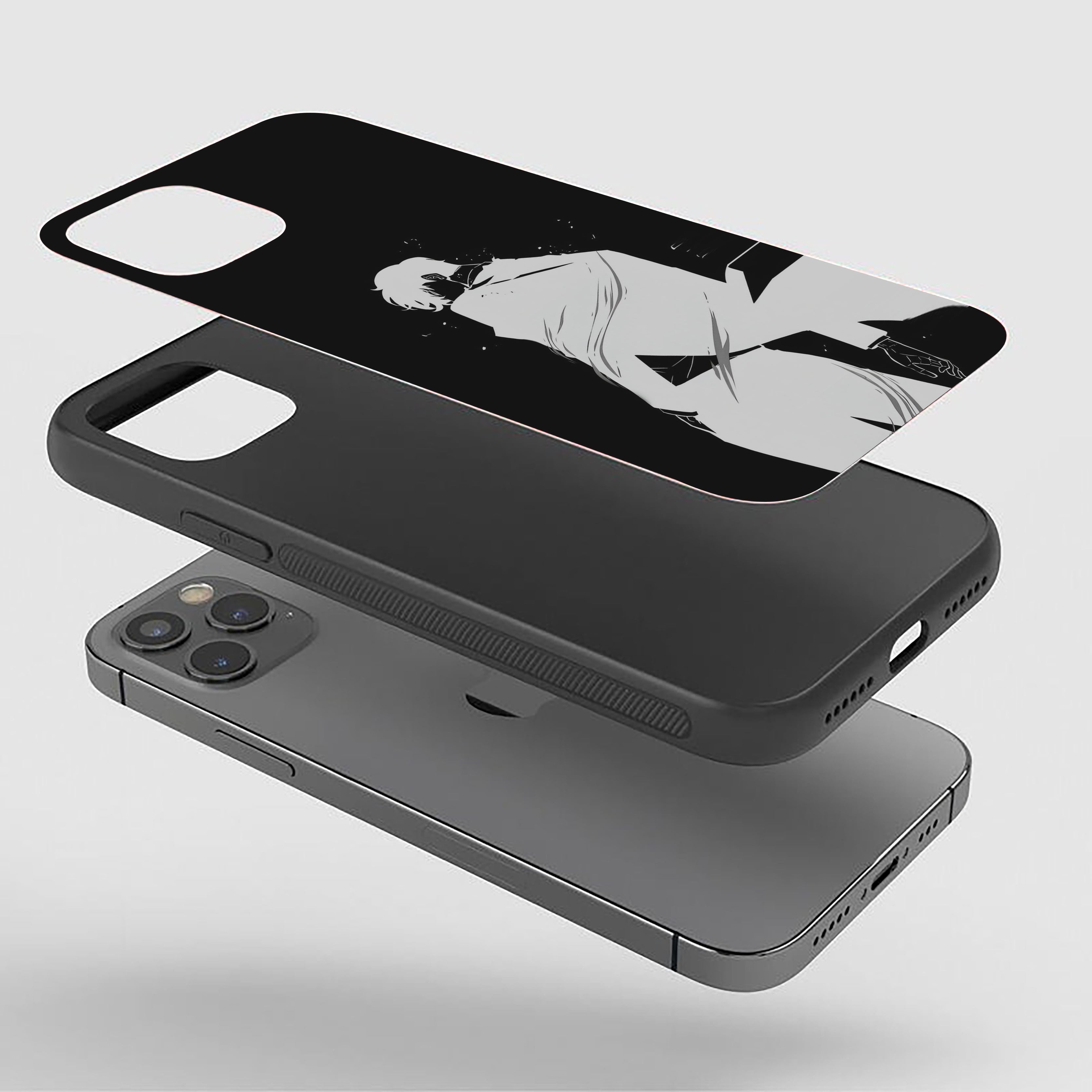 Solo Leveling white suit coat Silicone Armored Phone Case