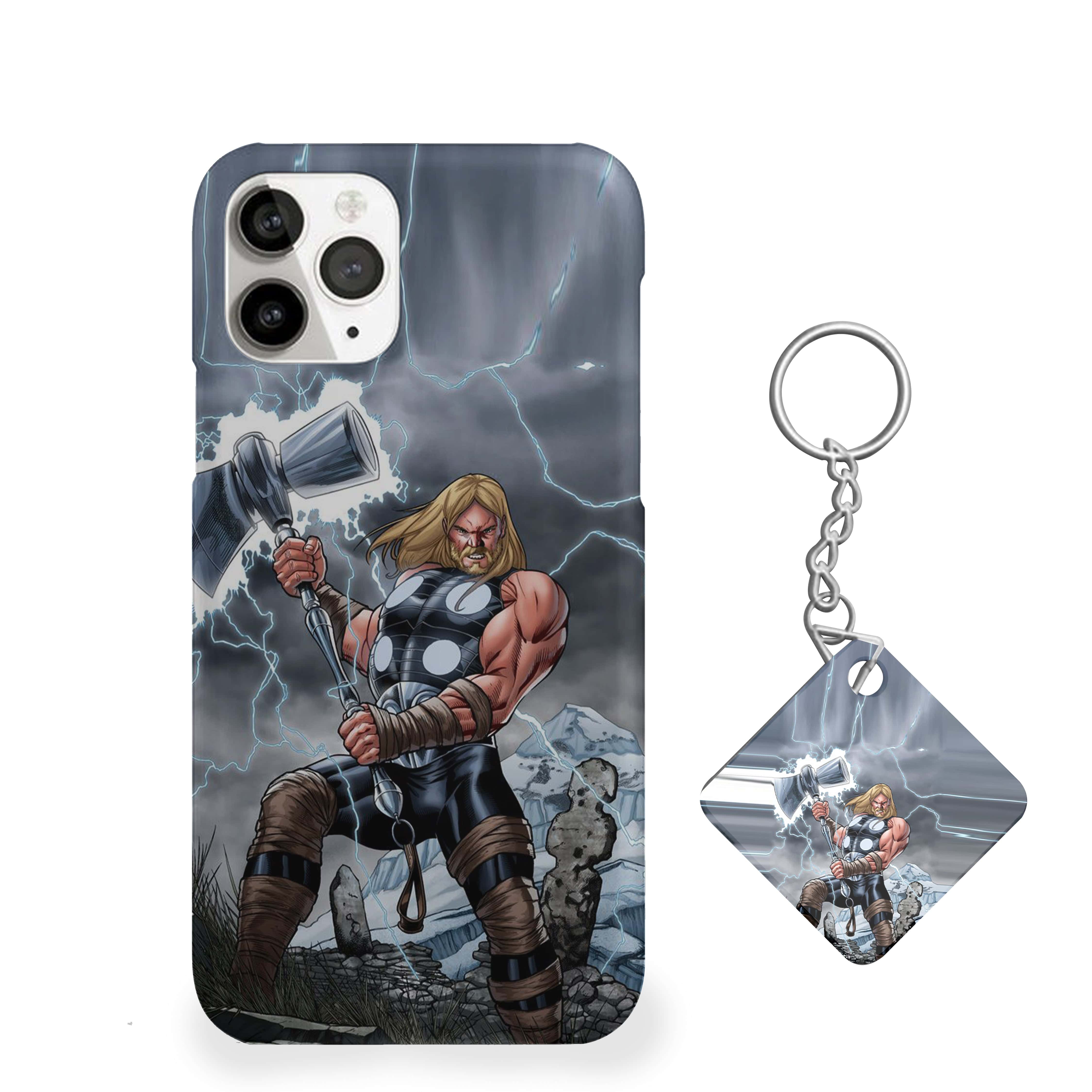 THOR With Stylized Hammer Phone Cover