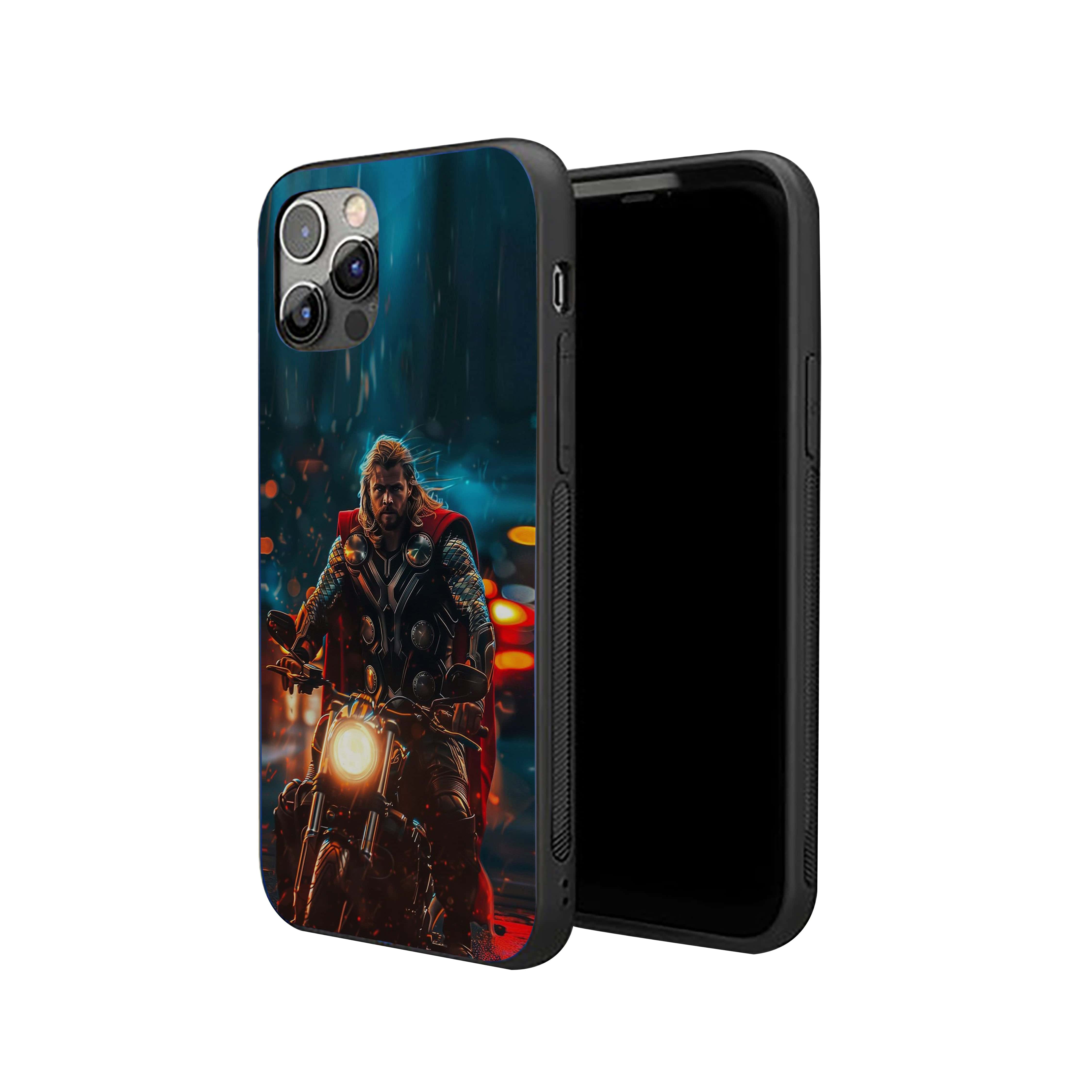 THOR Riding Bike Silicone Armored Phone Case
