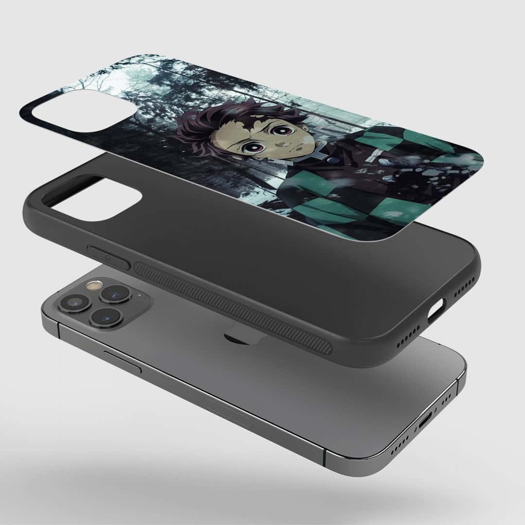 Tanjiro Winter Silicone Armored Phone Case