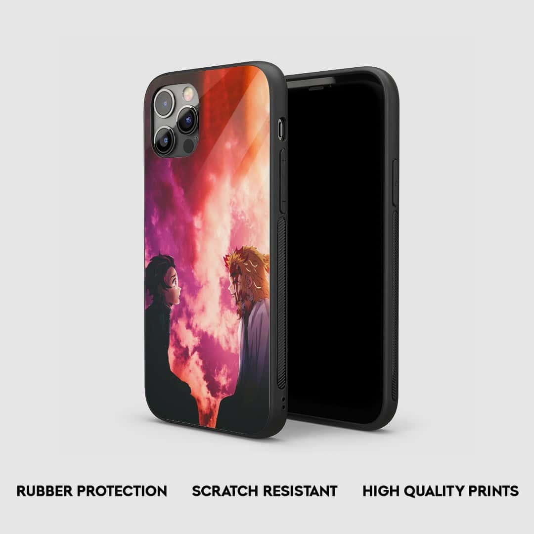 Tanjiro X Rengoku Silicone Armored Phone Case