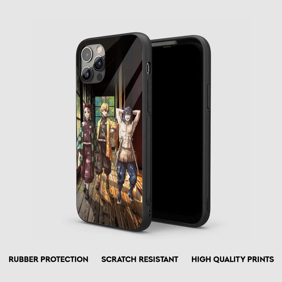 Tanjiro X Zinetsu Silicone Armored Phone Case