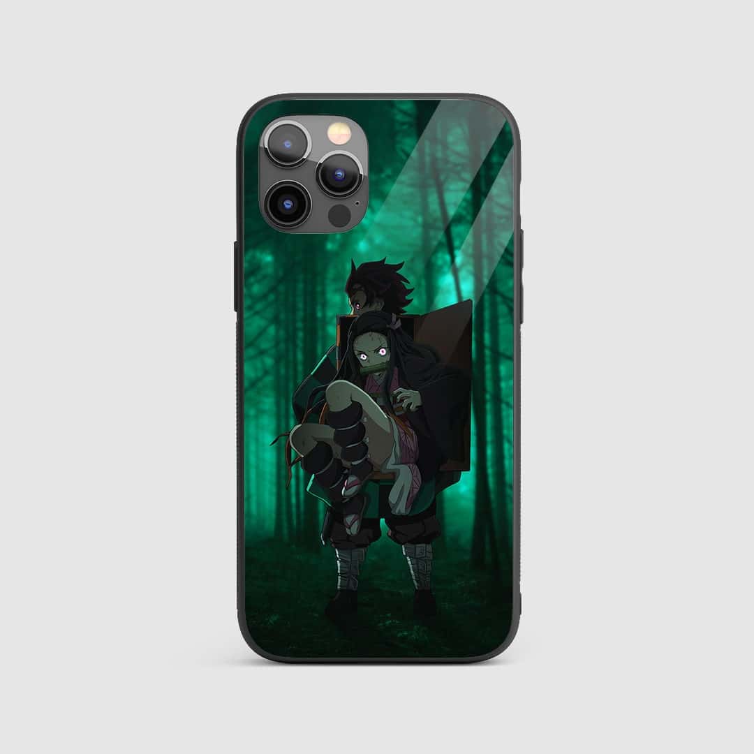 Tanjiro x Nezuko Silicone Armored Phone Case