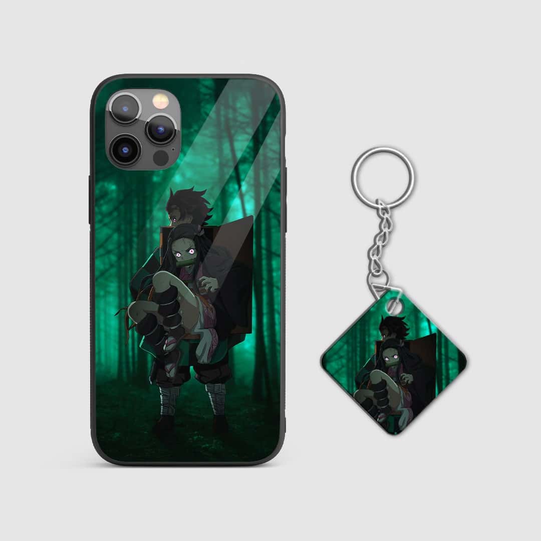 Tanjiro x Nezuko Silicone Armored Phone Case