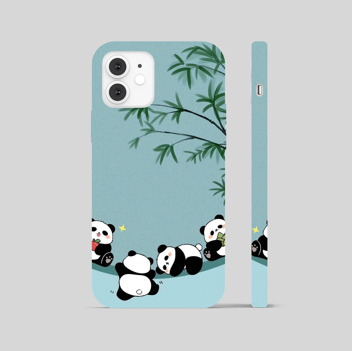 Cute Pandas Theme Phone Cover