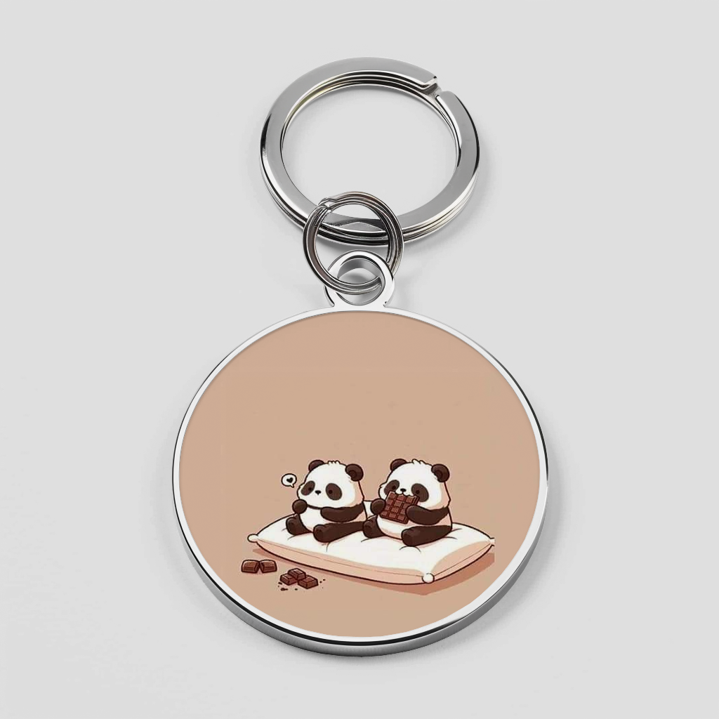 Panda Duo Theme Phone Cover