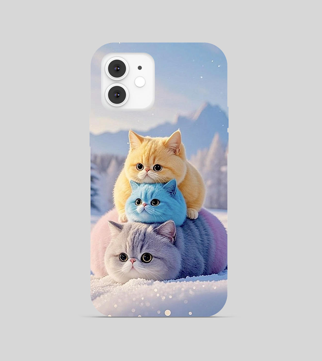 Snow Cats Theme Phone Cover