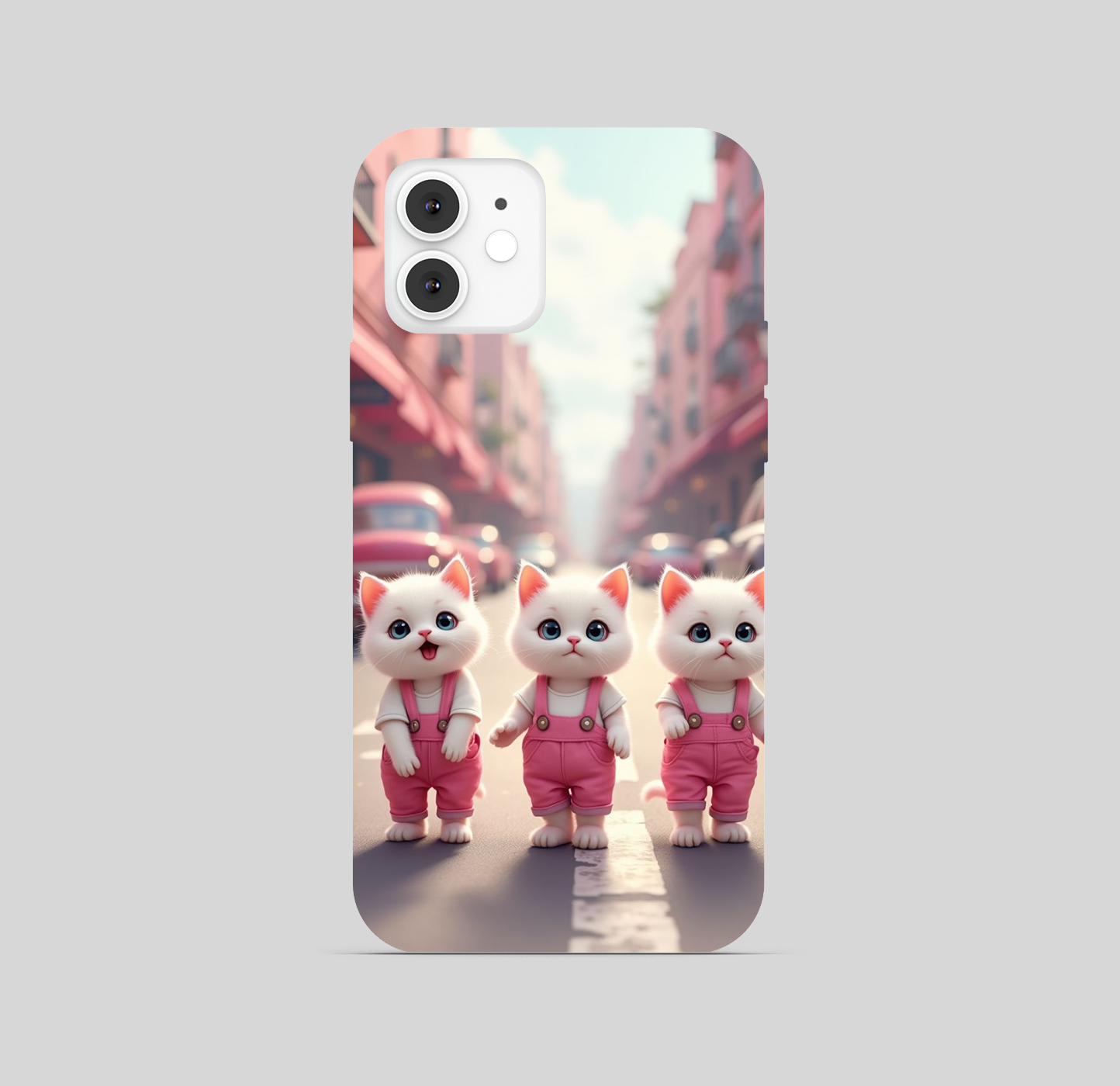 Cute Cats Theme Phone Cover