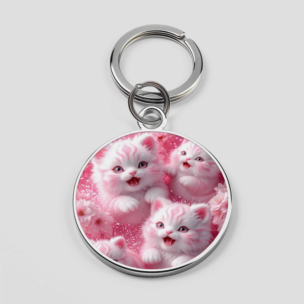 Pink Cats Theme Phone Cover