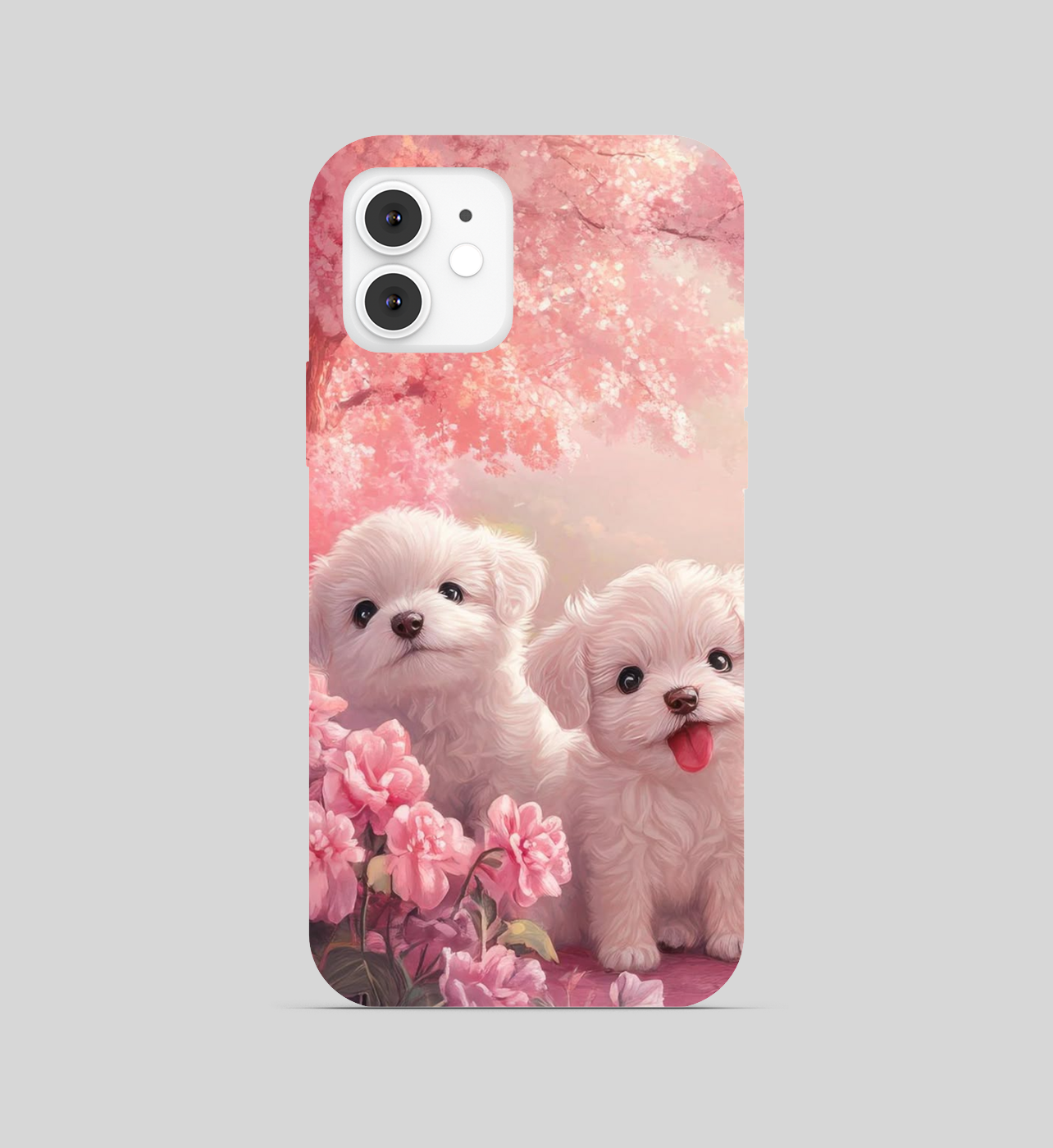 Cute Dogs Theme Phone Cover