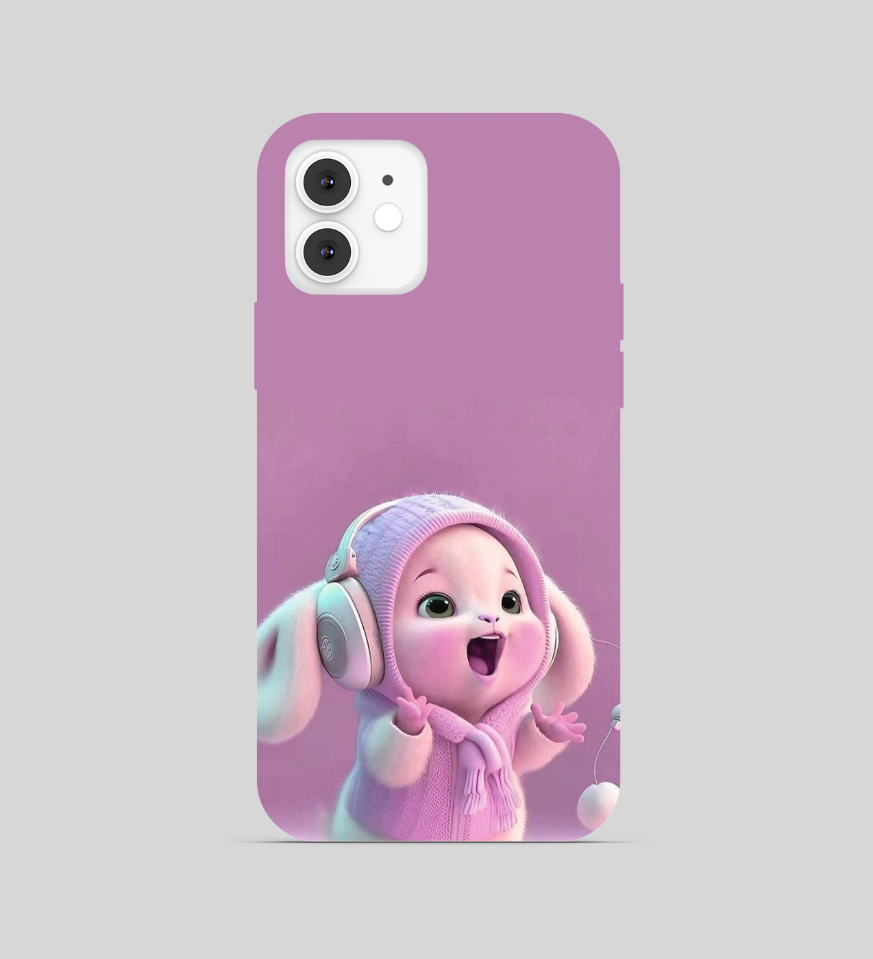 Cute Teddy Rabbit Theme Phone Cover